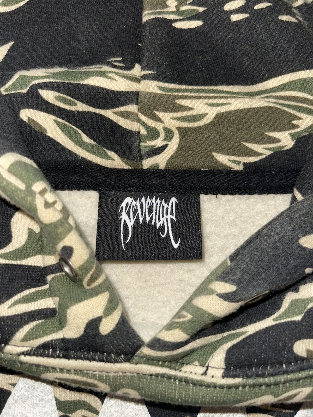 Revenge Revenge Tiger Camo Hoodie Sweatshirt Size: L Size US L / EU 52-54 / 3 - 6 Thumbnail