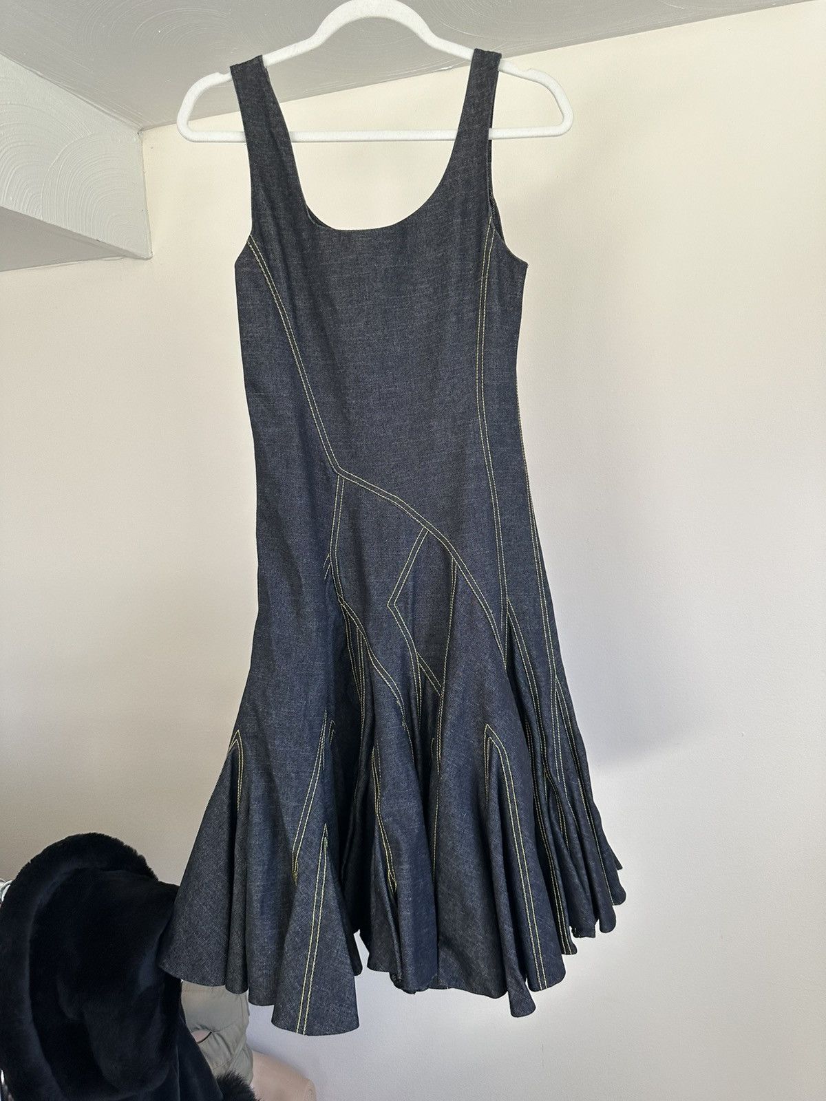 Hussein Chalayan Archive Hussein Chalayan Spring 2000 Denim Dress Size S / US 4 / IT 40 - 3 Thumbnail