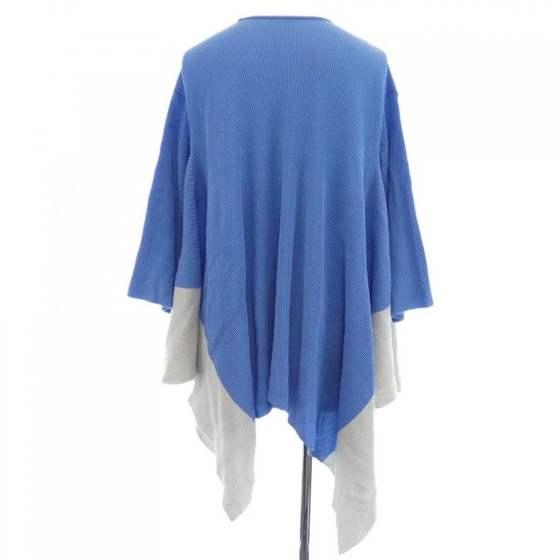 Issey Miyake Issey Miyake size:3 Blue and white pleated top Size M / US 6-8 / IT 42-44 - 2 Thumbnail