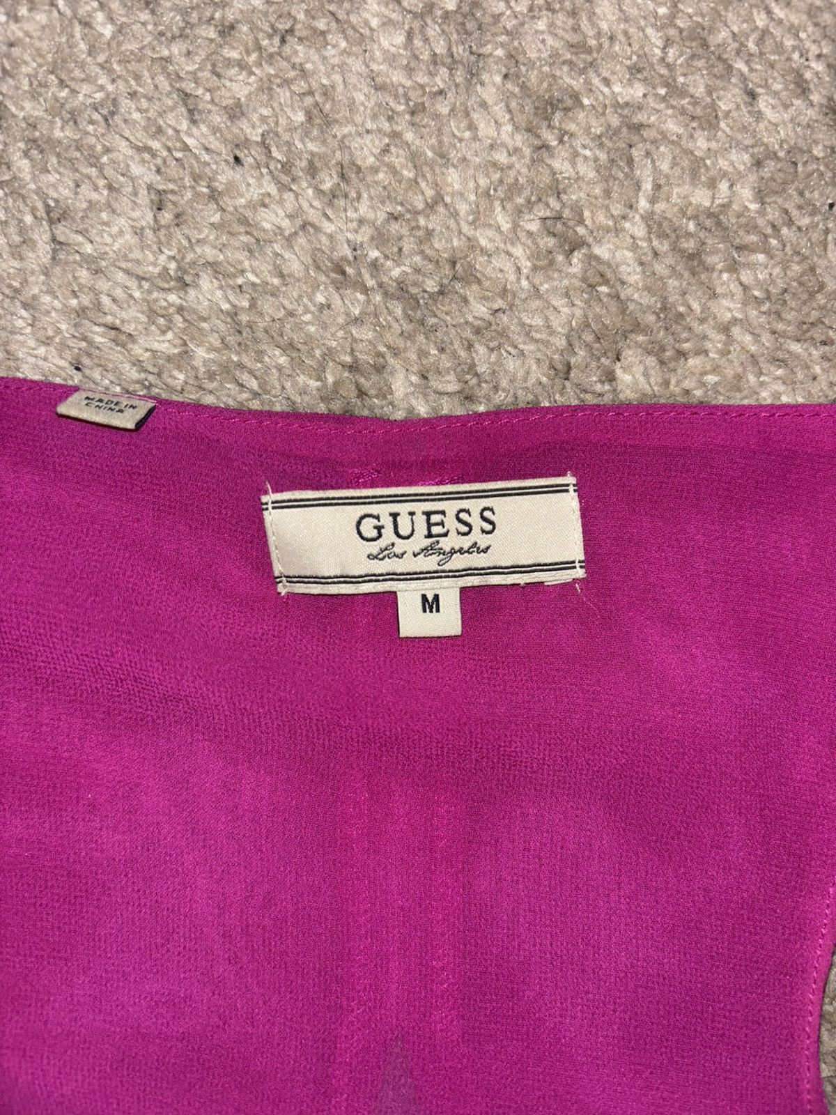 Guess Guess Magenta Upscale Tank Size M / US 6-8 / IT 42-44 - 2 Thumbnail