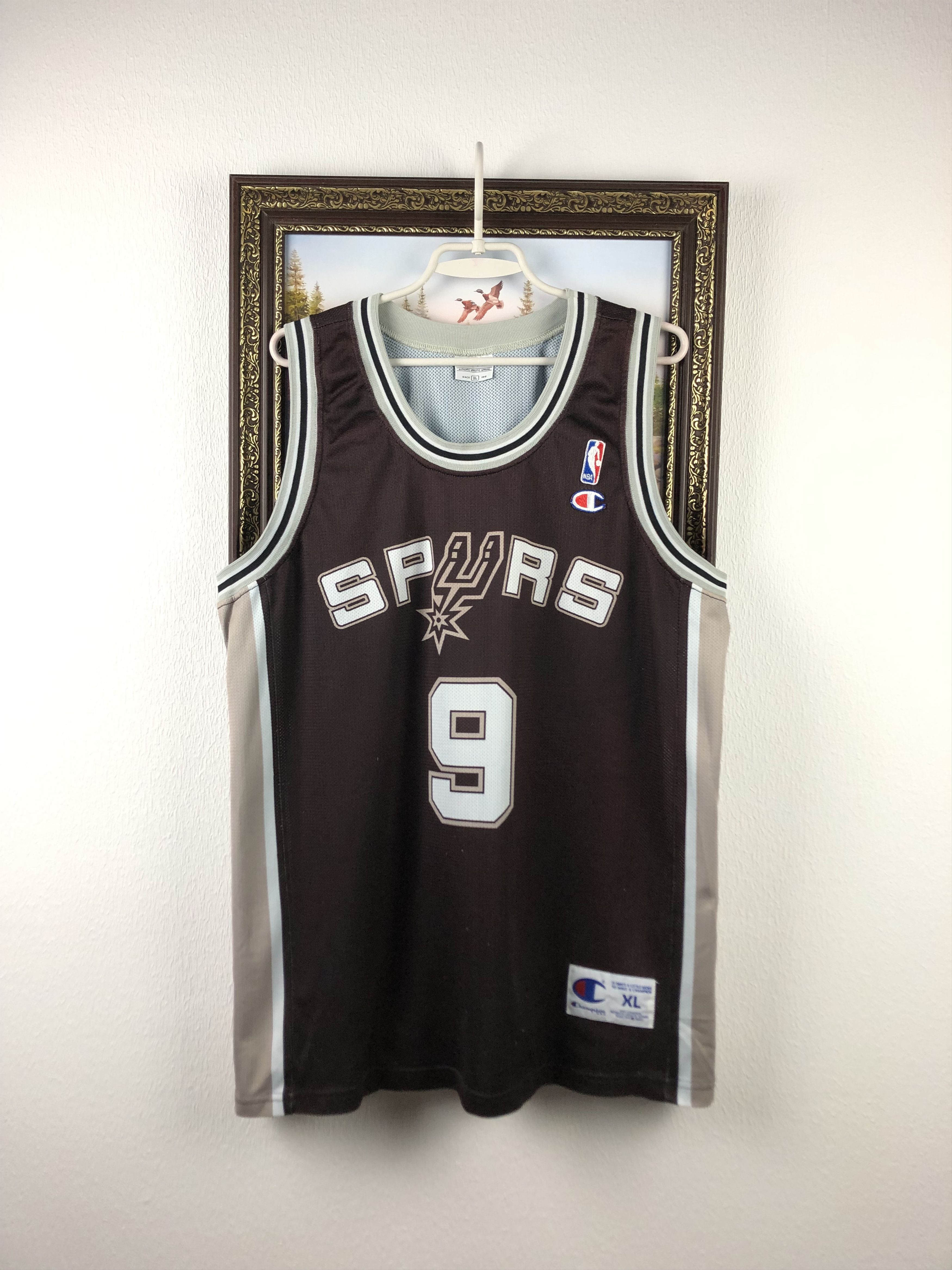 Champion Vintage San Antonio Spurs Parker Champion Authentic Jersey Size US XL / EU 56 / 4 - 1 Thumbnail