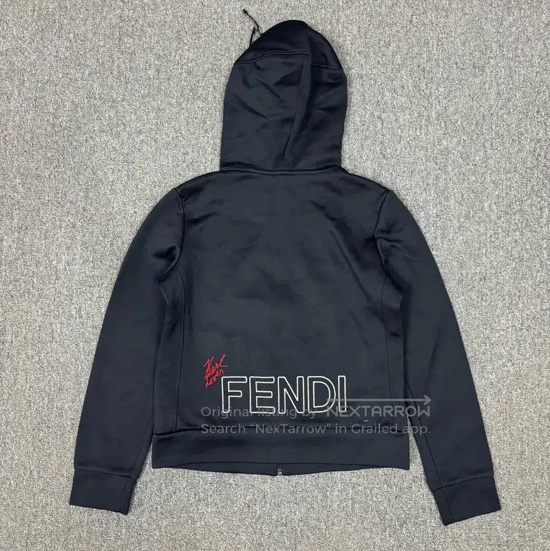 Fendi Fendi Black Polyester Men's Hoodie . Size US S / EU 44-46 / 1 - 2 Thumbnail