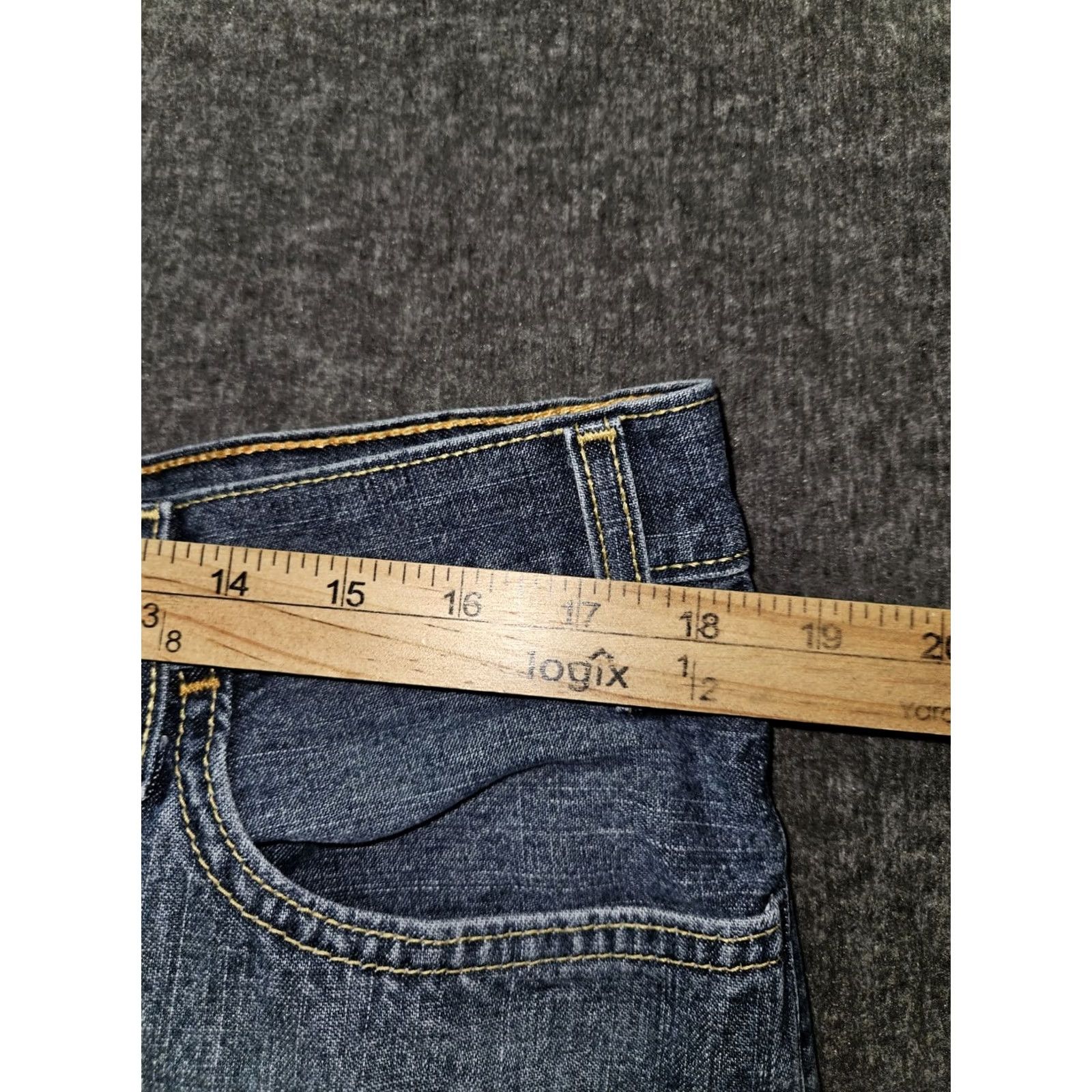 Vintage VINTAGE Silvertab Jeans Men 36x34 Blue Denim Relaxed Straight 90s Y2K Glunge? Size US 36 / EU 52 - 3 Thumbnail
