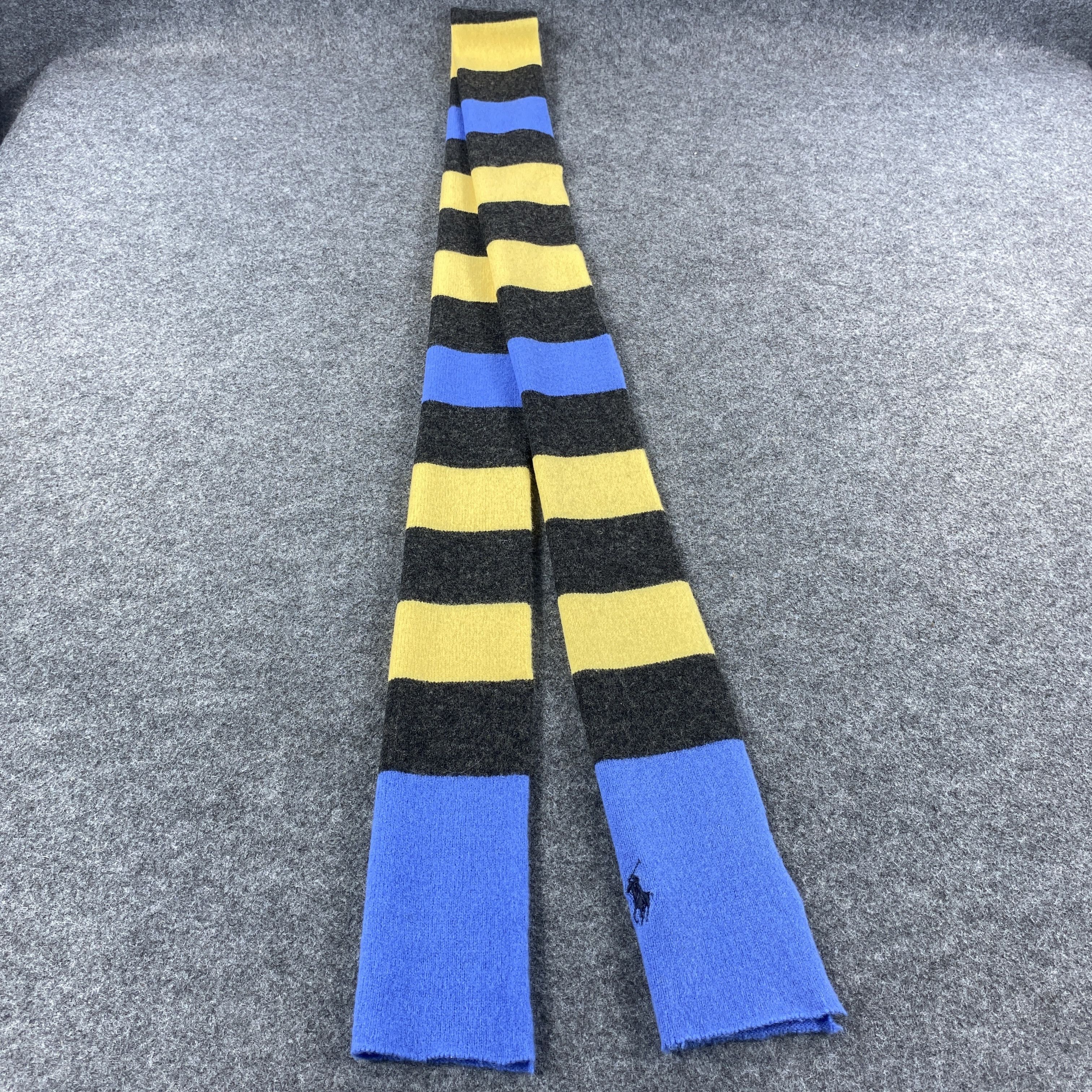 Polo Ralph Lauren × Vintage GF10501 Polo Ralph Lauren Scarf Neck Wear Muffler Nova Check Size ONE SIZE - 1 Thumbnail