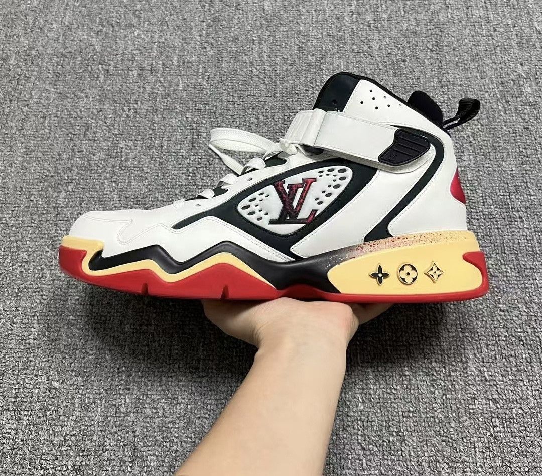 Louis Vuitton Louis Vuitton LV Trainer 2 High-Top Sneakers - dmc Size US 9.5 / EU 42-43 - 5 Thumbnail