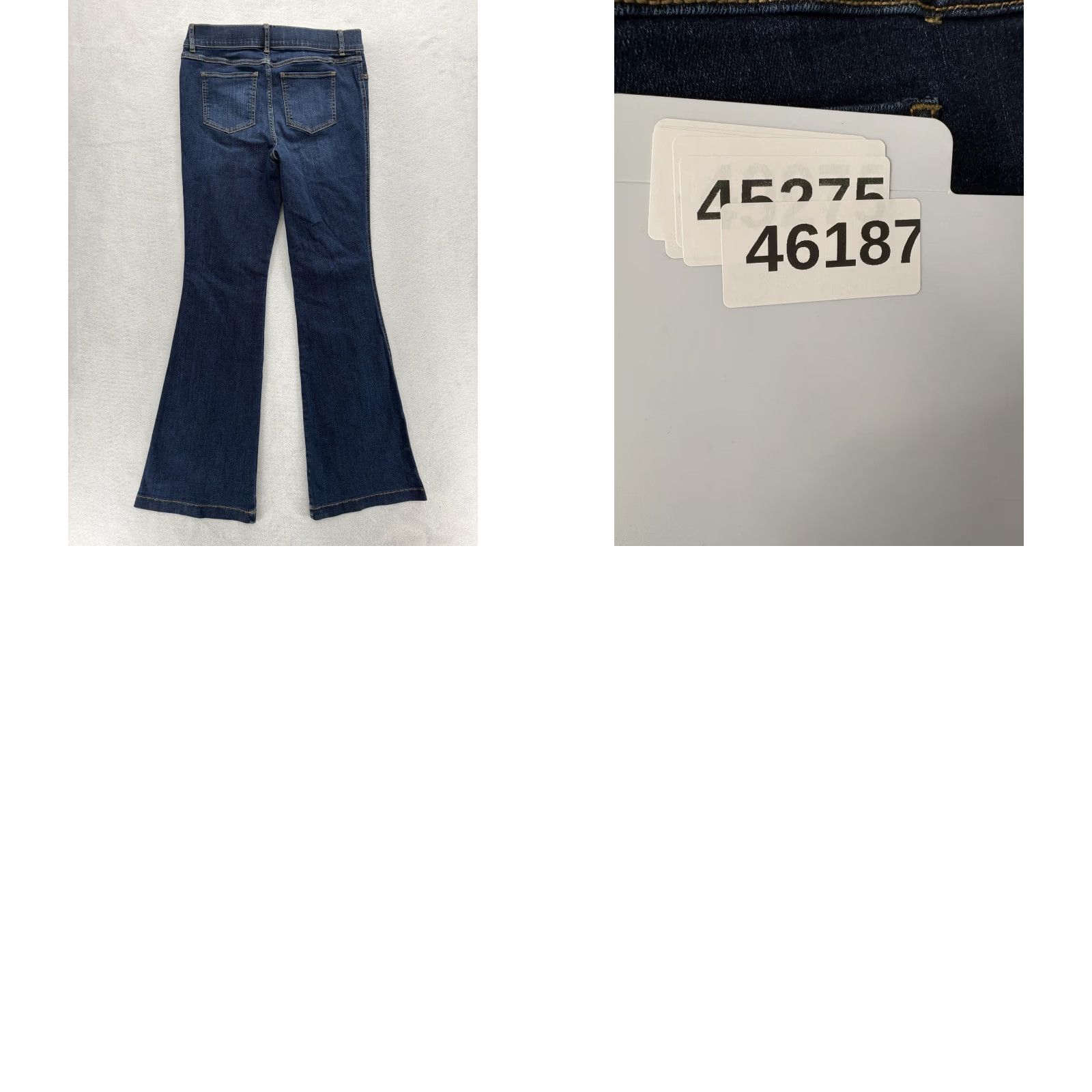 Spanx Spanx Jeans Womens Large Blue Flared Pull On Stretch Denim Shaping Mid Rise Jeans Womens Large Blue Flared Pull On Stretch Denim Shaping Mid Rise Size 36" / US 14 / IT 50 - 9 Thumbnail