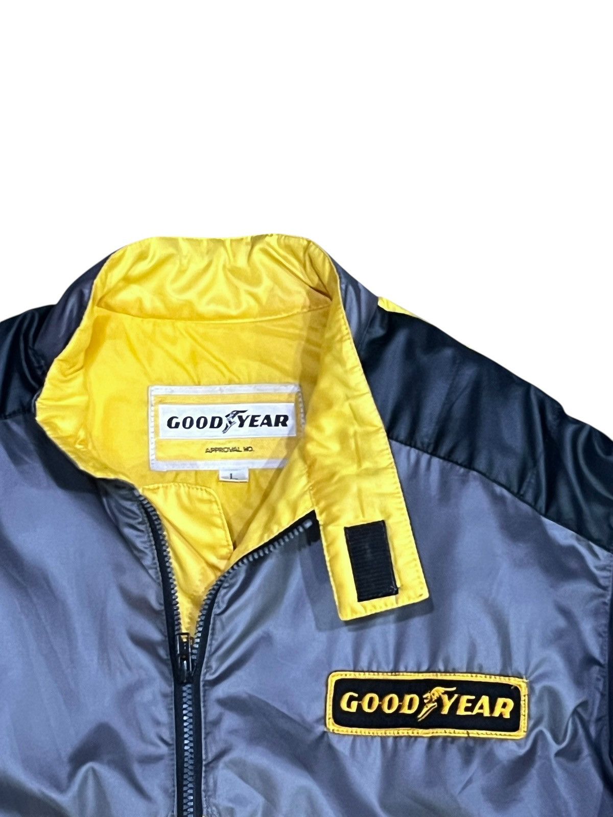 Racer Worldwide VERY RARE🏁Vintage GOODYEAR Racing Bomber Style Nylon Jacket Size US M / EU 48-50 / 2 - 2 Thumbnail
