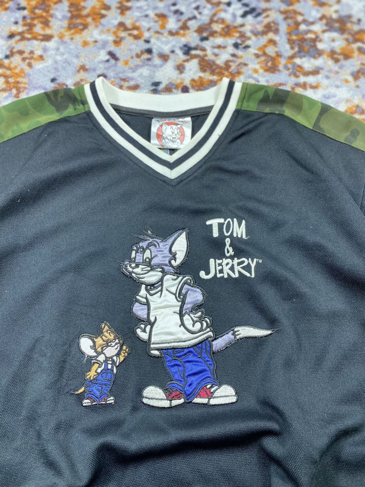 Cartoon Network × Japanese Brand × Vintage “RARE” Vintage Tom&Jerry Jersey shirt Size US L / EU 52-54 / 3 - 2 Thumbnail
