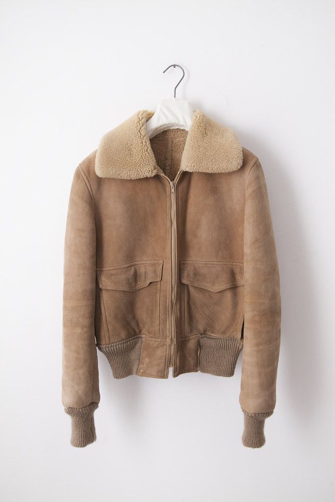 Vintage Vintage Belgian A2 shearling jacket Size US S / EU 44-46 / 1 - 1 Thumbnail