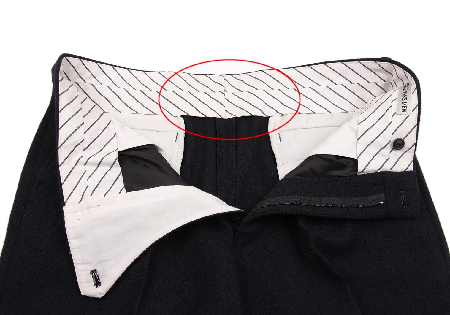 Issey Miyake Wool Two-Tuck Pants in Navy XL Size US 38 / EU 54 - 4 Thumbnail