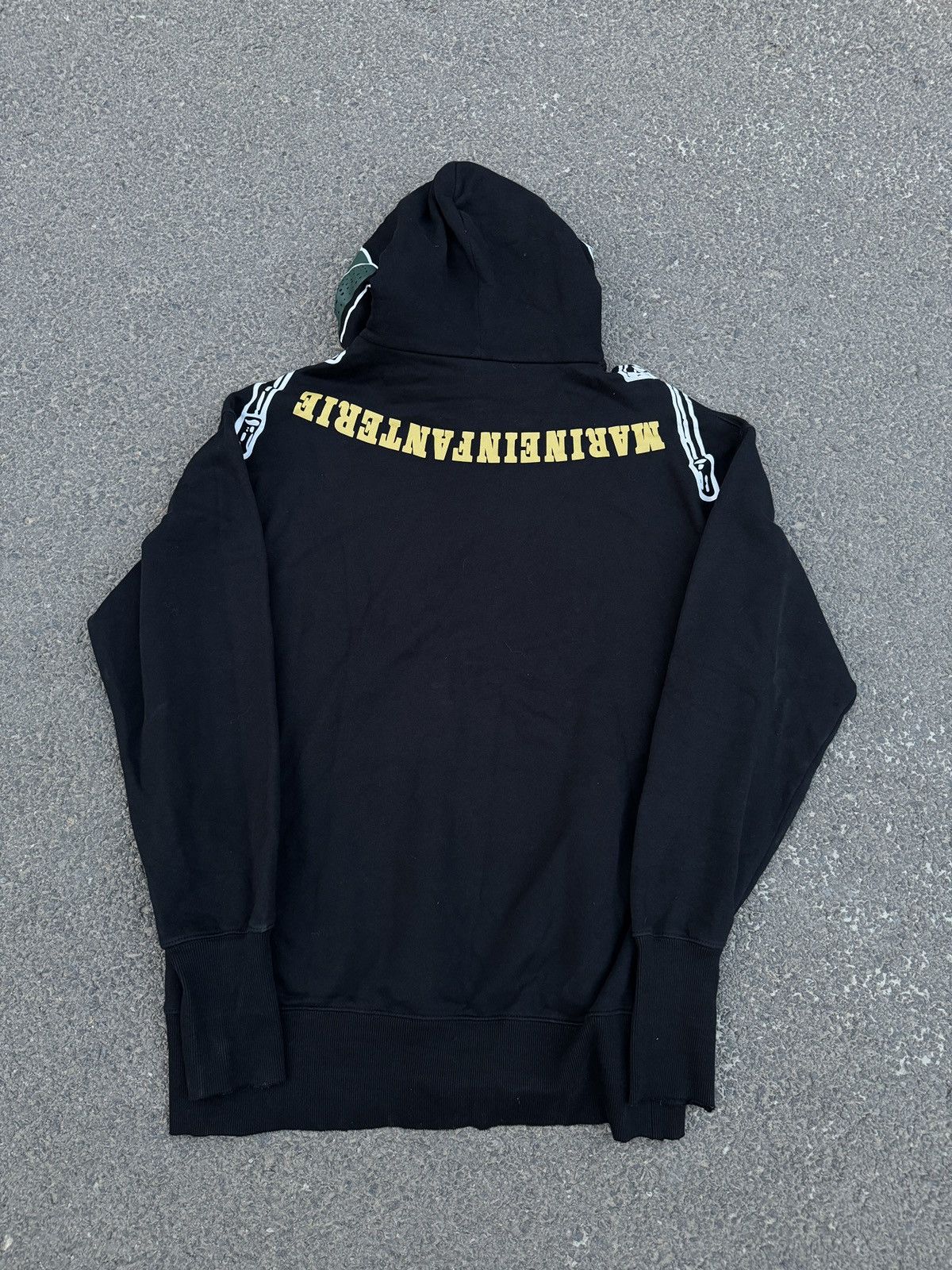 Vetements Vetements SS19 Marine Skull Soldier Gimp Hoodie Sz. S Size US S / EU 44-46 / 1 - 9 Thumbnail