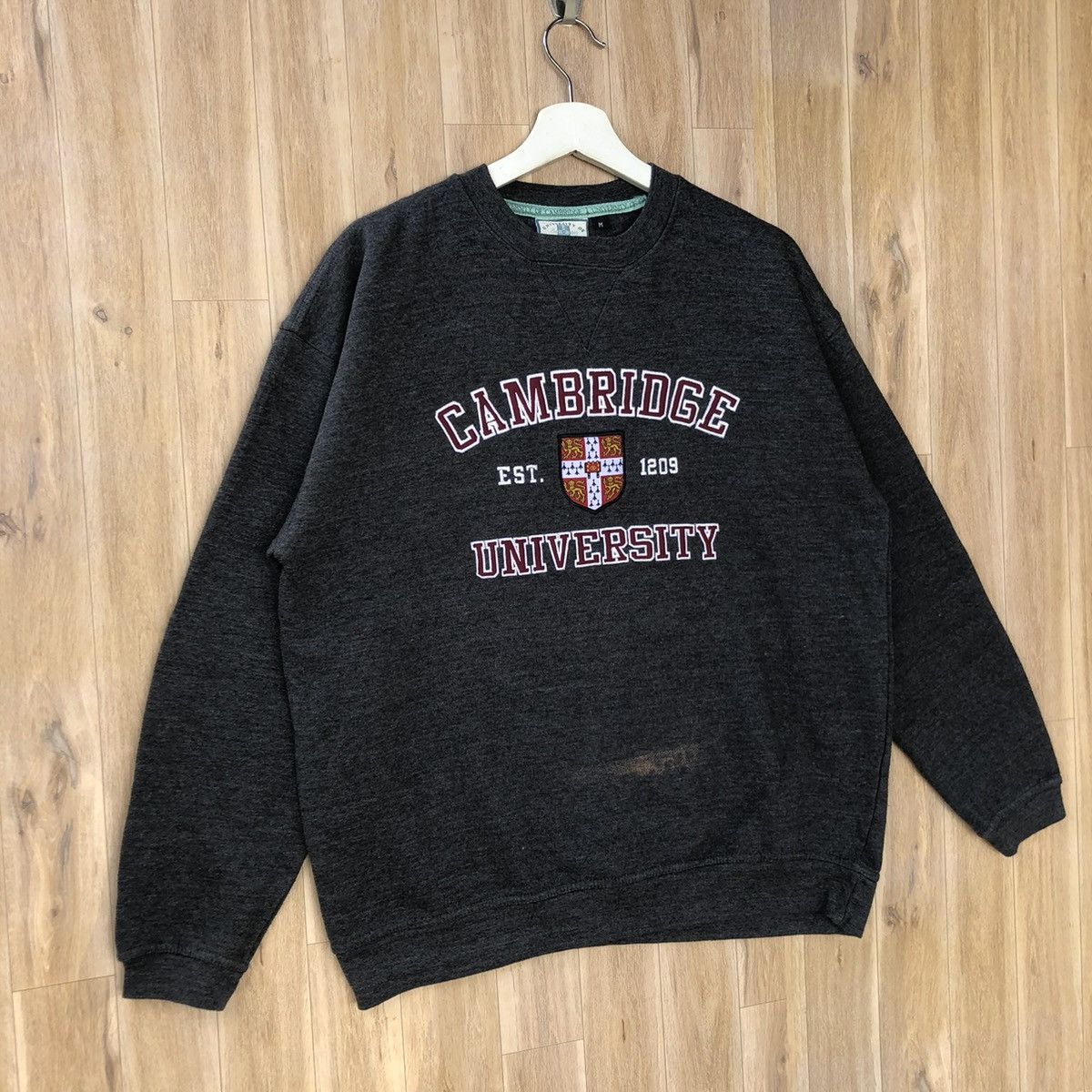 Vintage Vintage The Cambridge University Pullover Sweatshirt Size US M / EU 48-50 / 2 - 2 Thumbnail