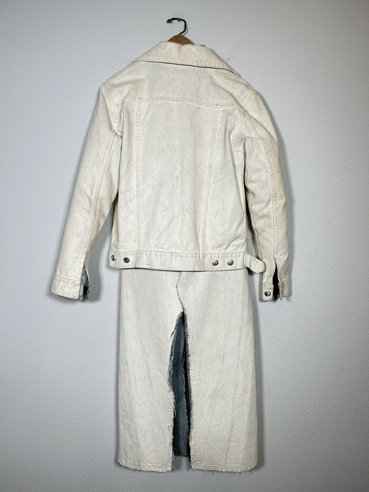 Maison Margiela ‘90-‘92 Artisanal Painted Denim Jacket & Skirt Set Size S / US 4 / IT 40 - 2 Thumbnail