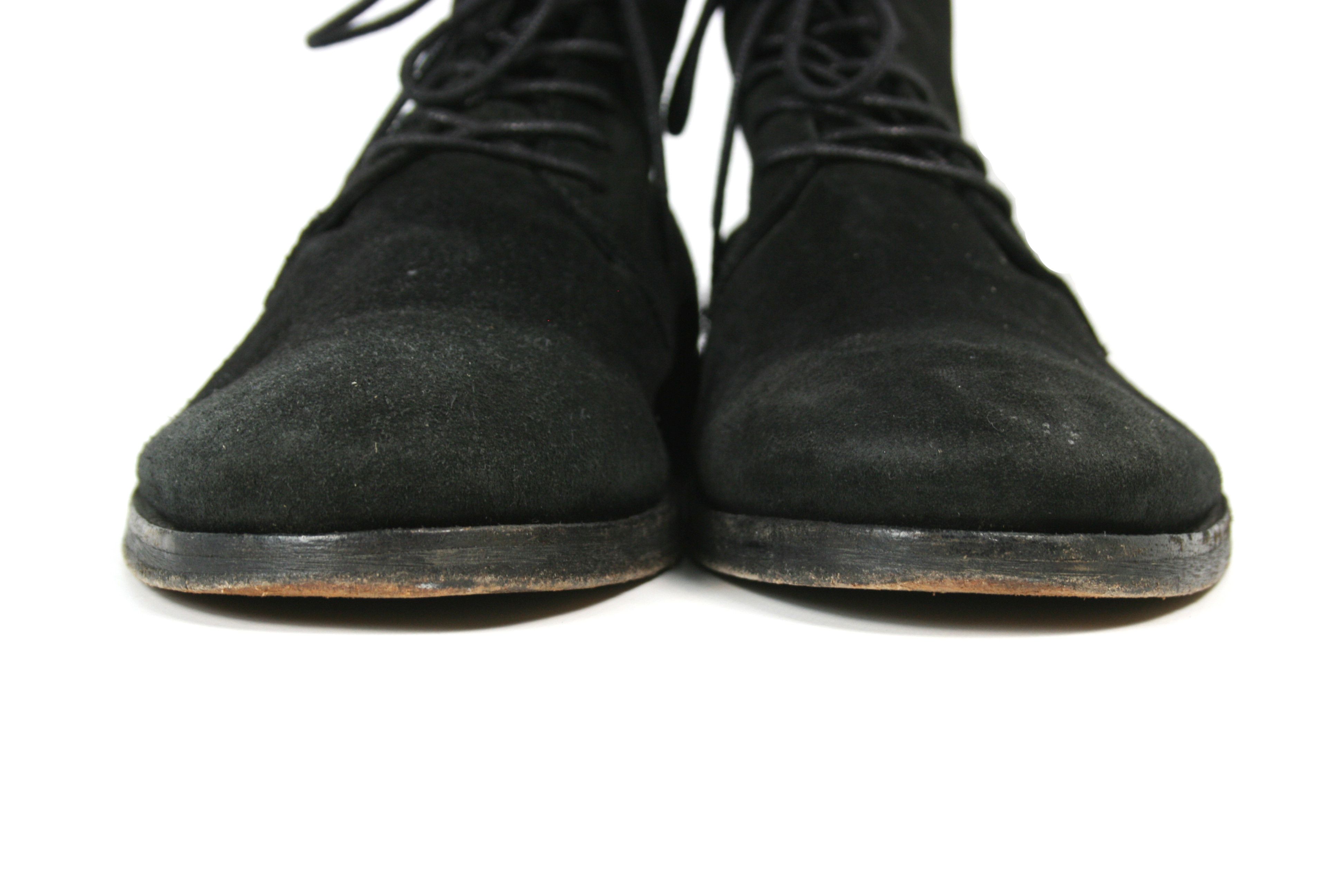 Allsaints Snare Suede Biker Desert Back Zip Boots Size US 10 / EU 43 - 4 Thumbnail