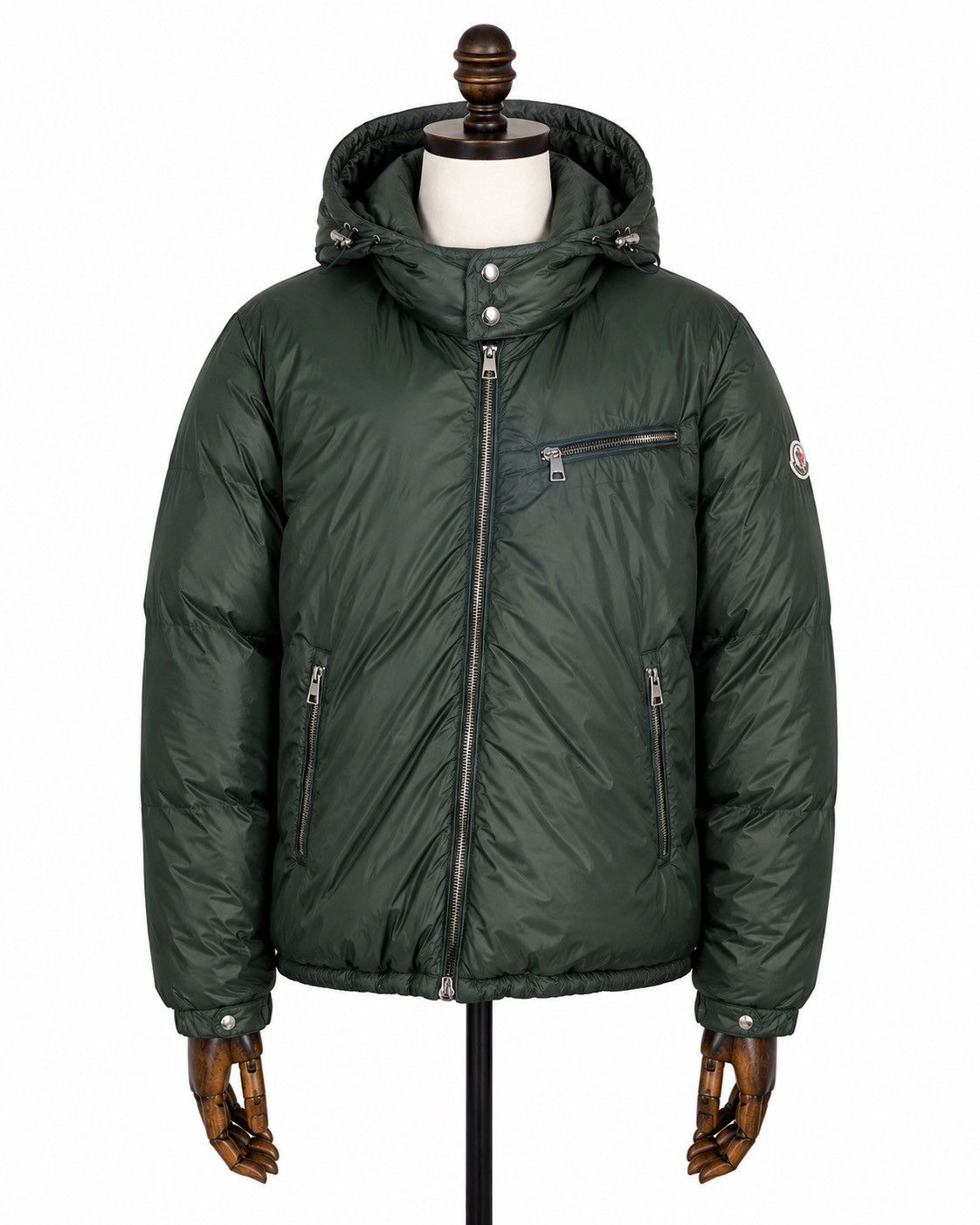 Moncler Men`s Moncler Brad Green Nylon Puffer Jacket Size 2 / M Size US M / EU 48-50 / 2 - 2 Thumbnail