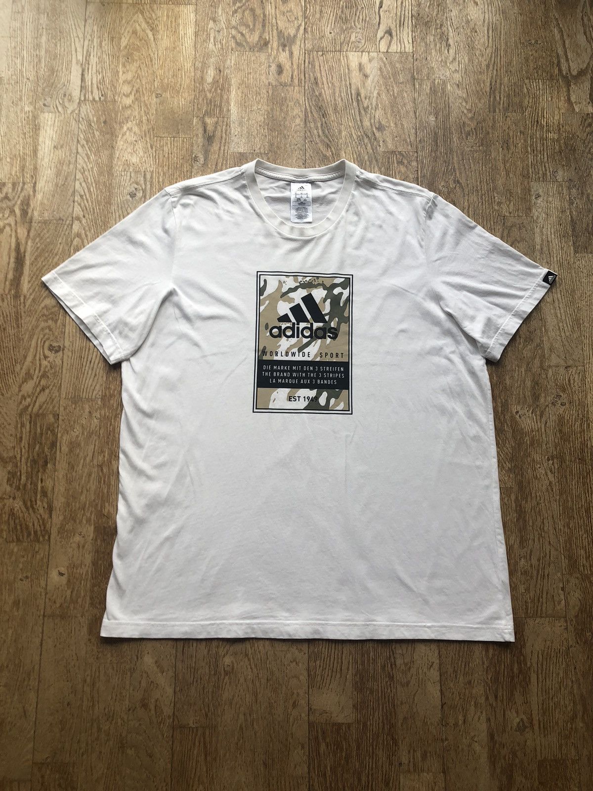 Adidas ADIDAS VINTAGE SPORT CAMO TEE SHIRT Size US XL / EU 56 / 4 - 1 Thumbnail