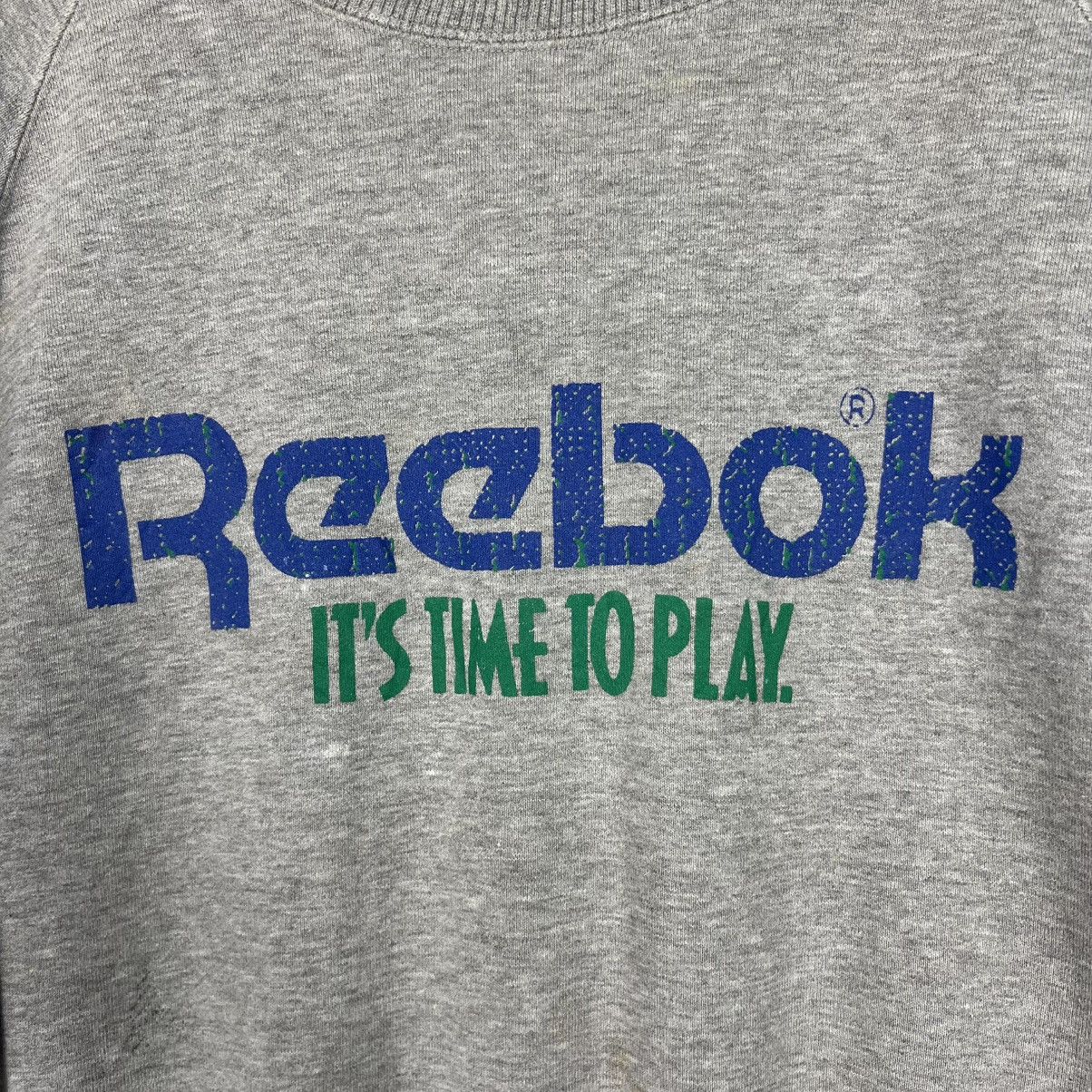 Vintage 90's REEBOK Big Logo Crewneck Sweatshirt #3977-C181