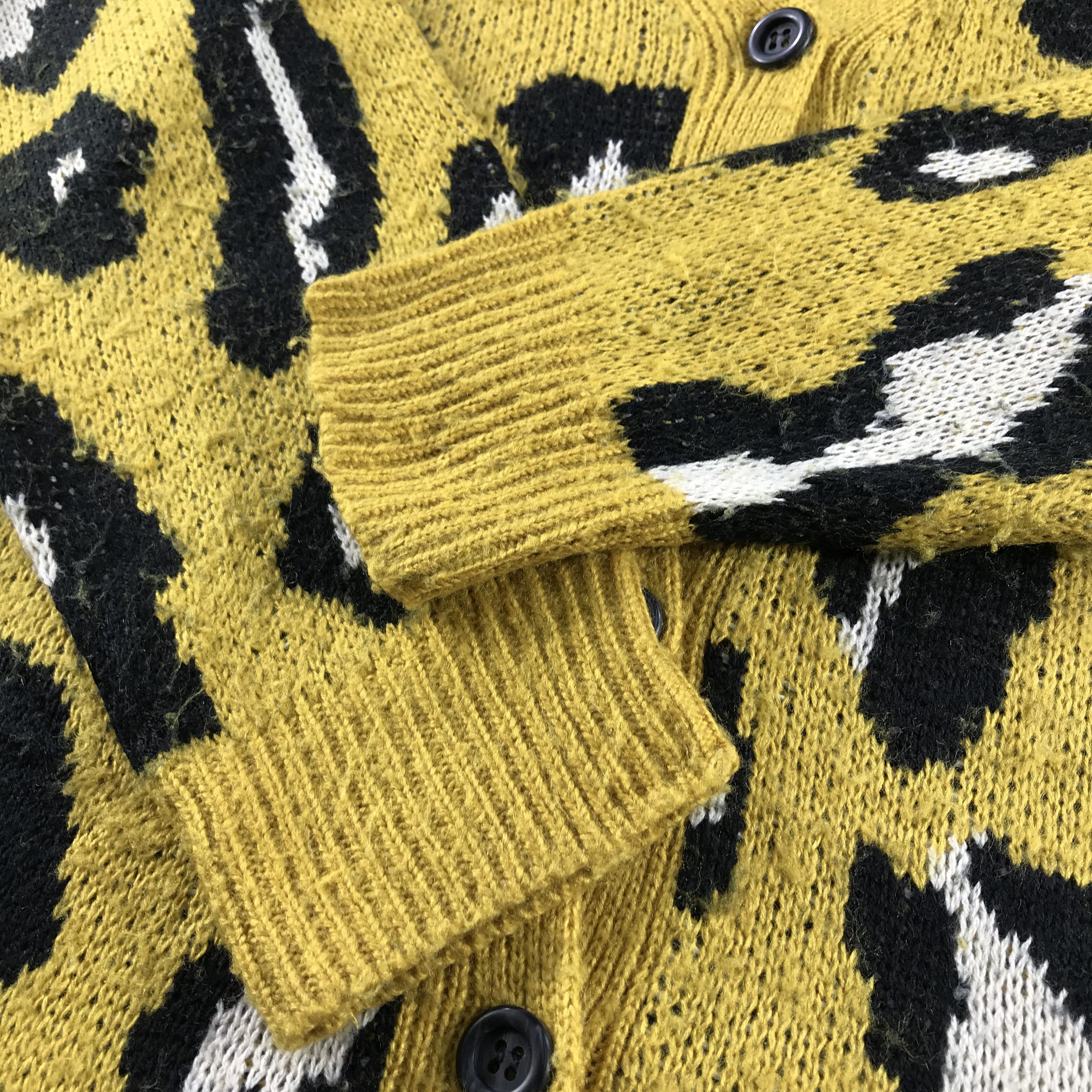 Vintage Vintage Leopard Knitwear Cardigan Size US L / EU 52-54 / 3 - 5 Thumbnail