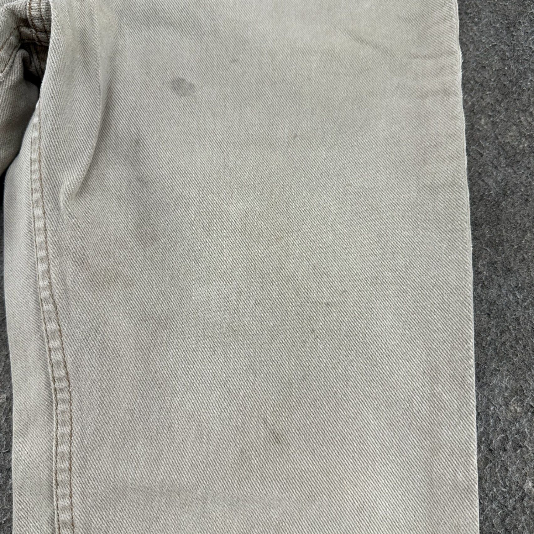 Levi's VINTAGE Levi's Silvertab Jeans Mens 30x32 Brown Distressed 90s Straight Denim Cotton Wool? (No wool) Size US 30 / EU 46 - 6 Thumbnail