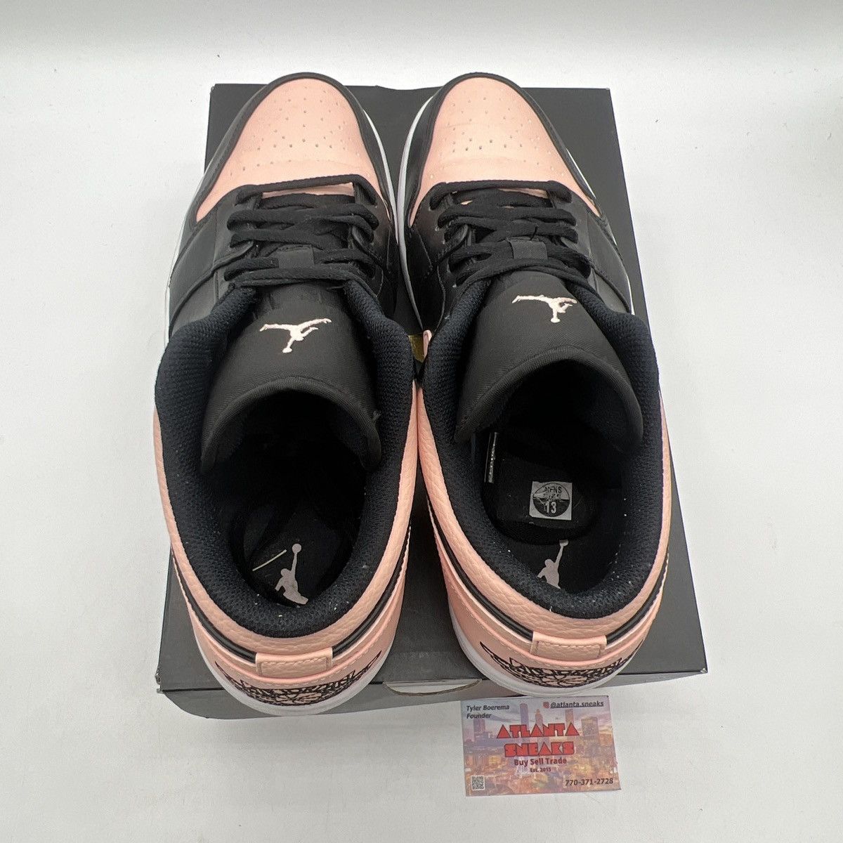 Nike Air Jordan 1 low crimson tint Size US 13 / EU 46 - 9 Thumbnail