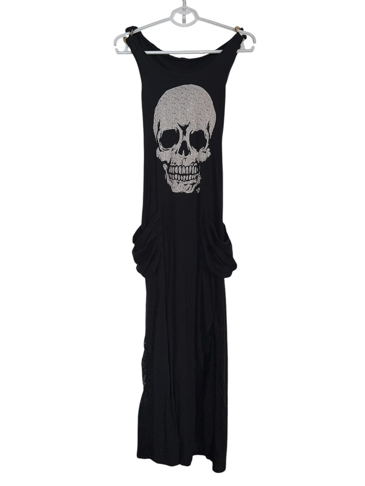 Japanese Brand Rare DIGDEEP skull maxi dress 🧛🏻‍♀️🖤 Size M / US 6-8 / IT 42-44 - 3 Thumbnail