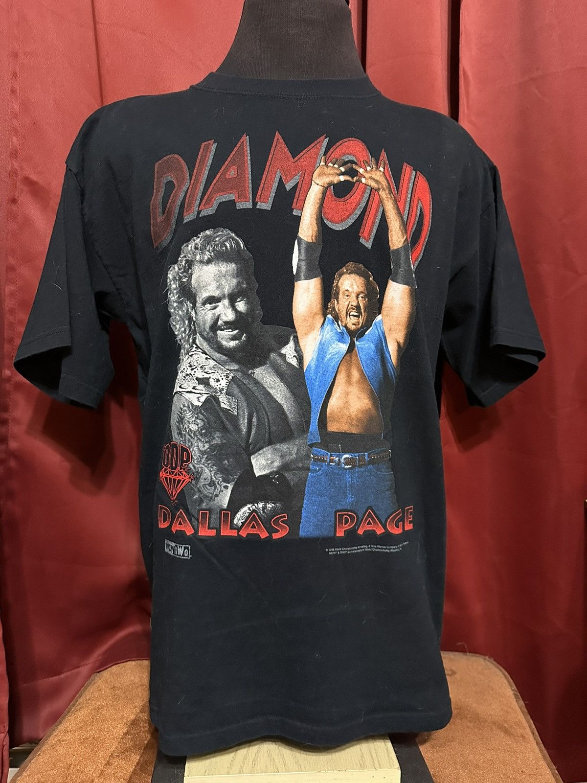 Vintage × WCW/nWo Vintage Diamond Dallas Page Tee 90s WCW/NWO Wrestling Grail Size US XL / EU 56 / 4 - 1 Thumbnail