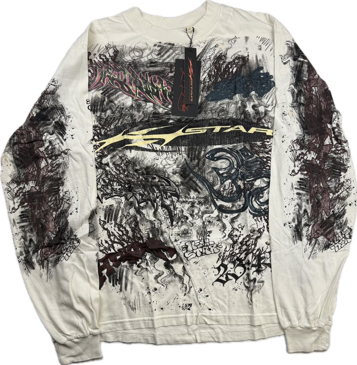 HELLSTAR Hellstar Hstar Long Sleeve Size US S / EU 44-46 / 1 - 1 Thumbnail
