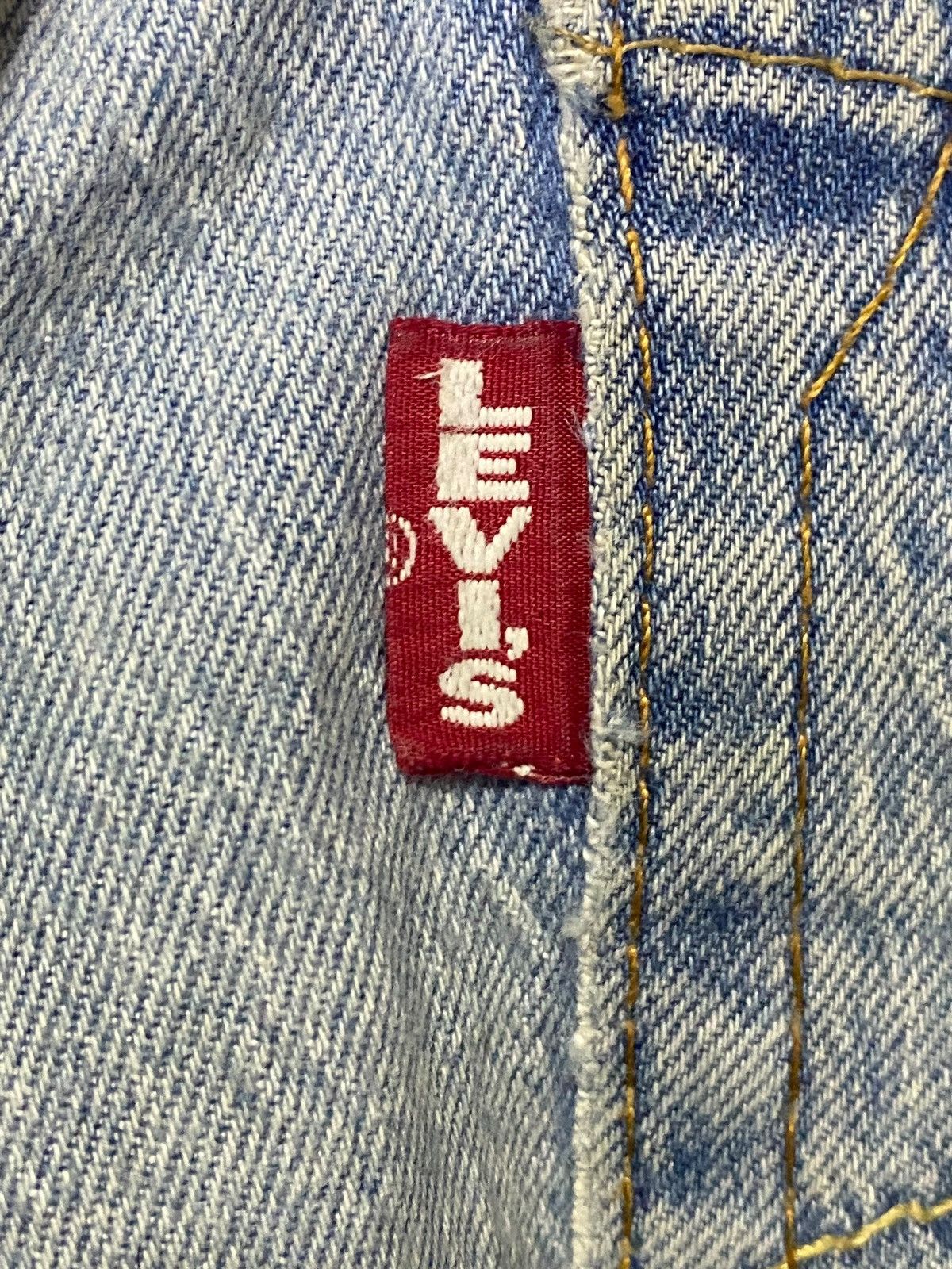 Levi's Made & Crafted Vintage Levis Big E Grunge Distressed Loose Jeans Size US 33 - 12 Thumbnail