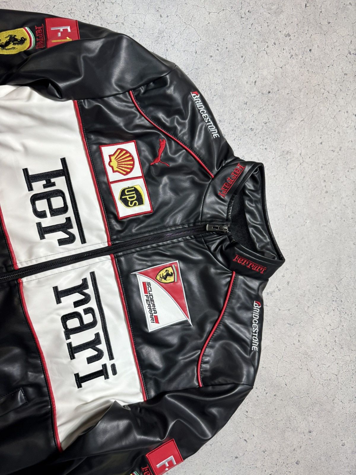 Ferrari Ferrari Racing Jacket F1 Hype NASCAR Vintage Black Big Logo Size US L / EU 52-54 / 3 - 6 Thumbnail