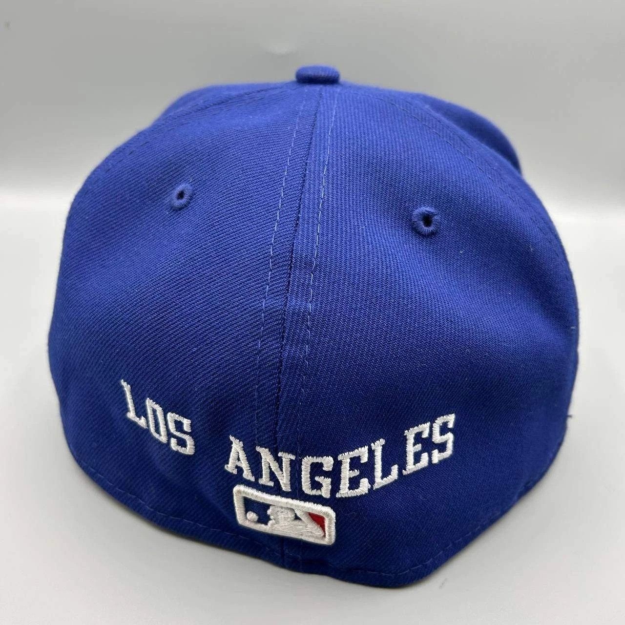New Era Los Angeles LA Dodgers Hat Men 7 5/8 Blue MLB Fitted Cap Size ONE SIZE - 6 Thumbnail