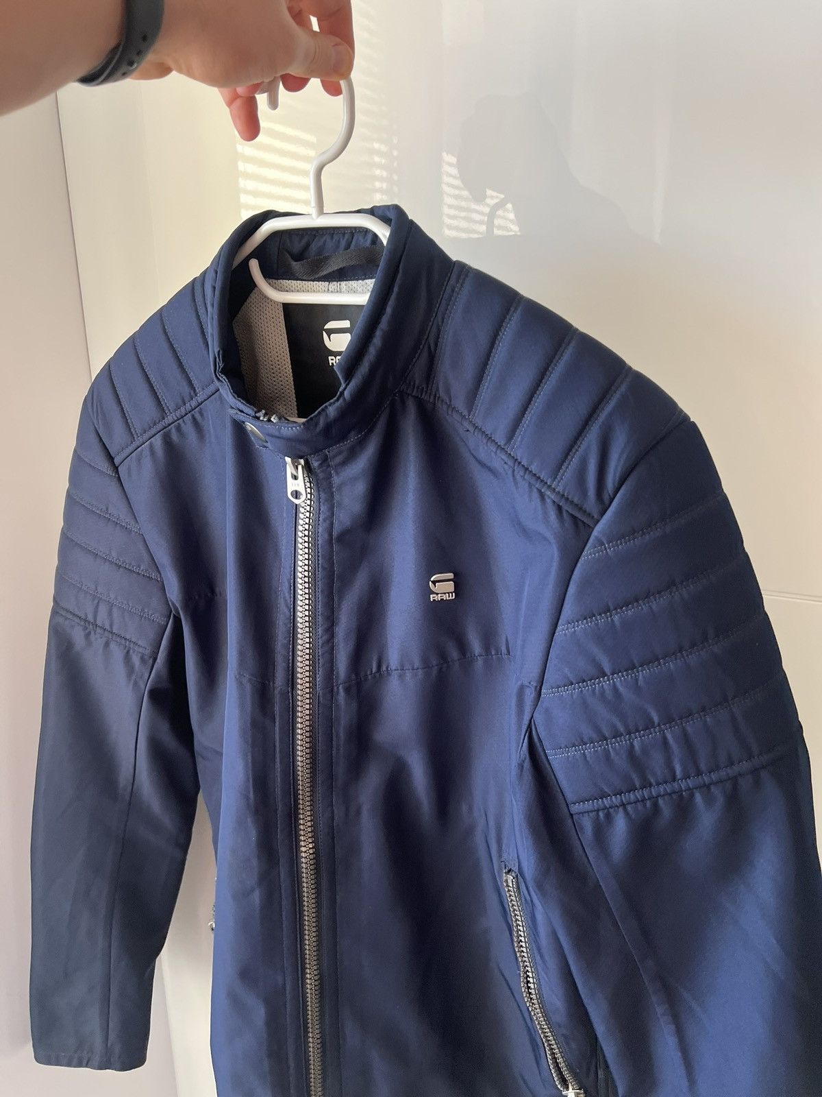 G-Star G Star Raw Denim Style Biker Moto Type Racing Style Jacket Size US L / EU 52-54 / 3 - 1 Thumbnail