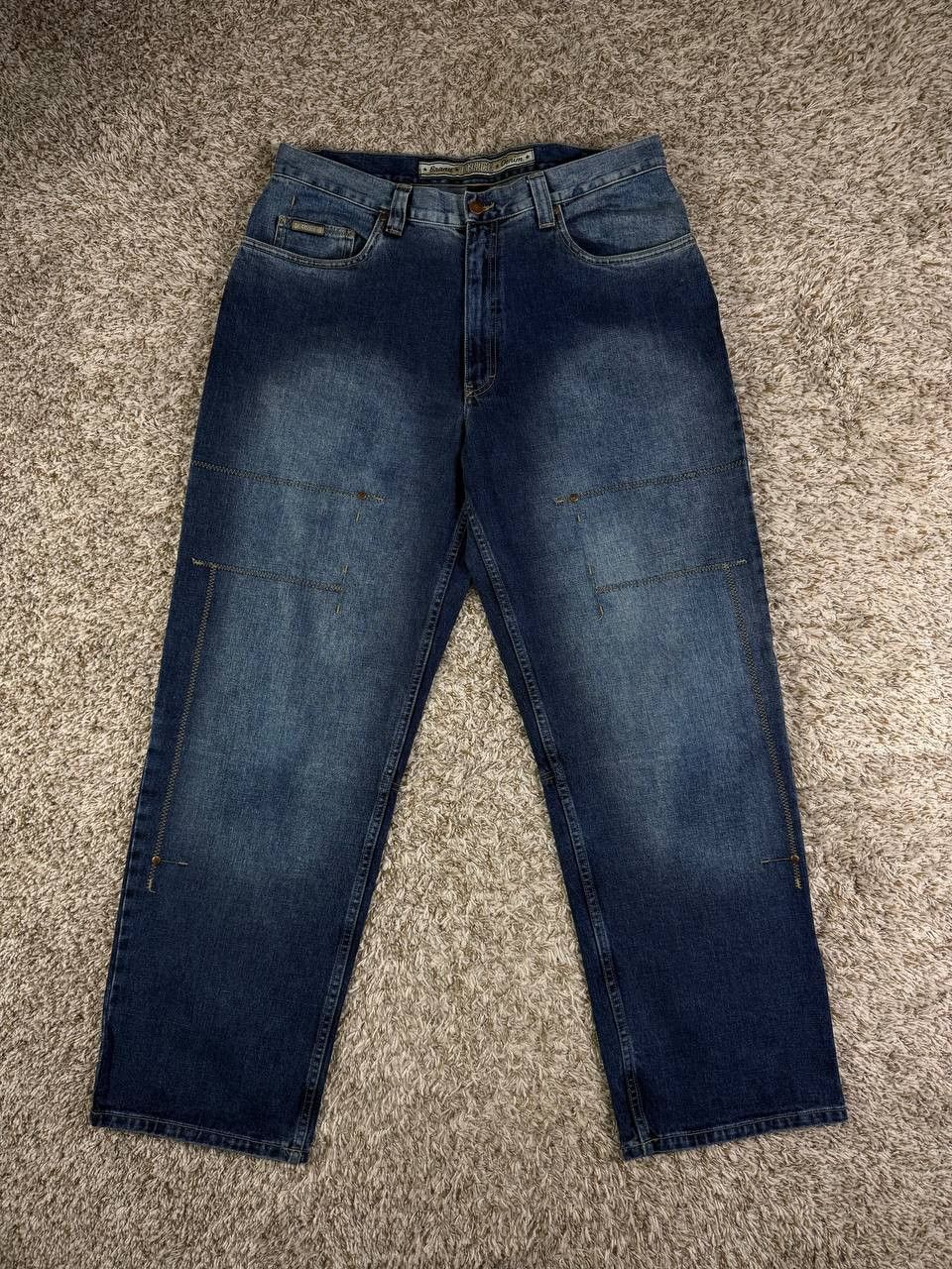 Enyce ENYCE Baggy Jeans Y2K Hip Hop Panel Seam Faded Denim Size US 36 / EU 52 - 1 Thumbnail