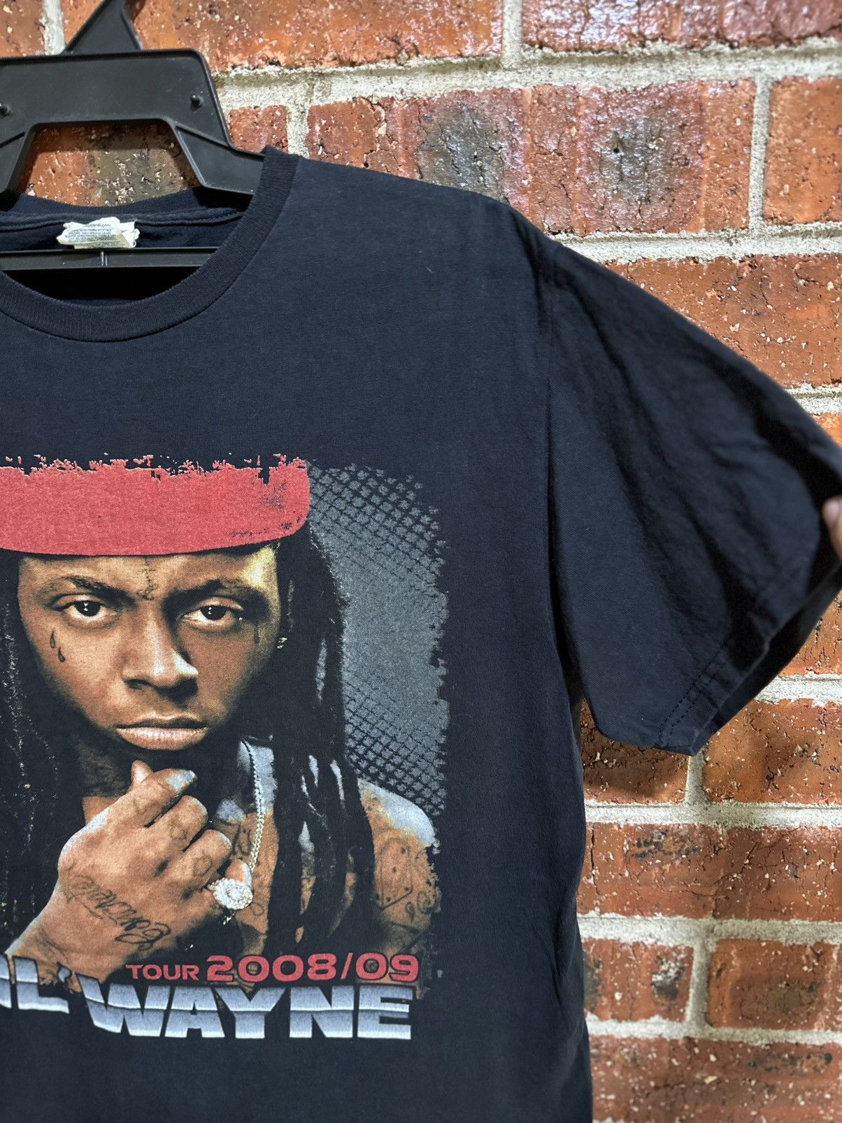 Band Tees Thrashed Vintage Lil’ Wayne Tour Faded Tee Size US M / EU 48-50 / 2 - 4 Thumbnail
