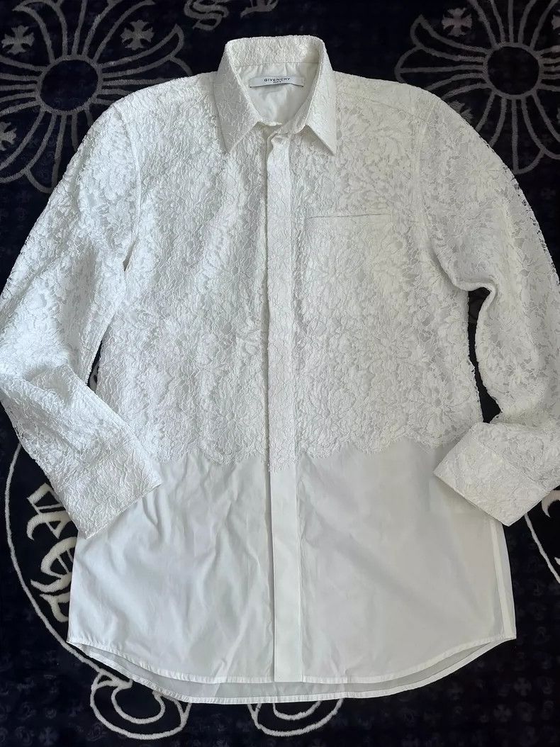 Givenchy Givenchy Lace-up design blouse Size US M / EU 48-50 / 2 - 2 Thumbnail