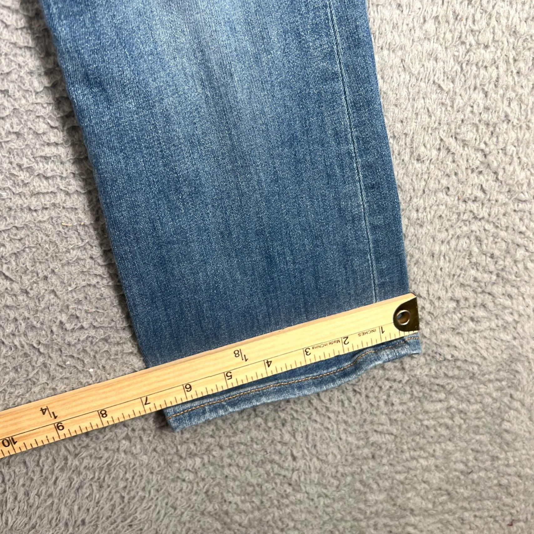 Veronica Beard VERONICA BEARD Carly Kick Flare High Rise Jeans Bright Blue Size 27 Made In USA USA Preppy Classic Designer Jeans Size 27" / US 4 / IT 40 - 2 Thumbnail