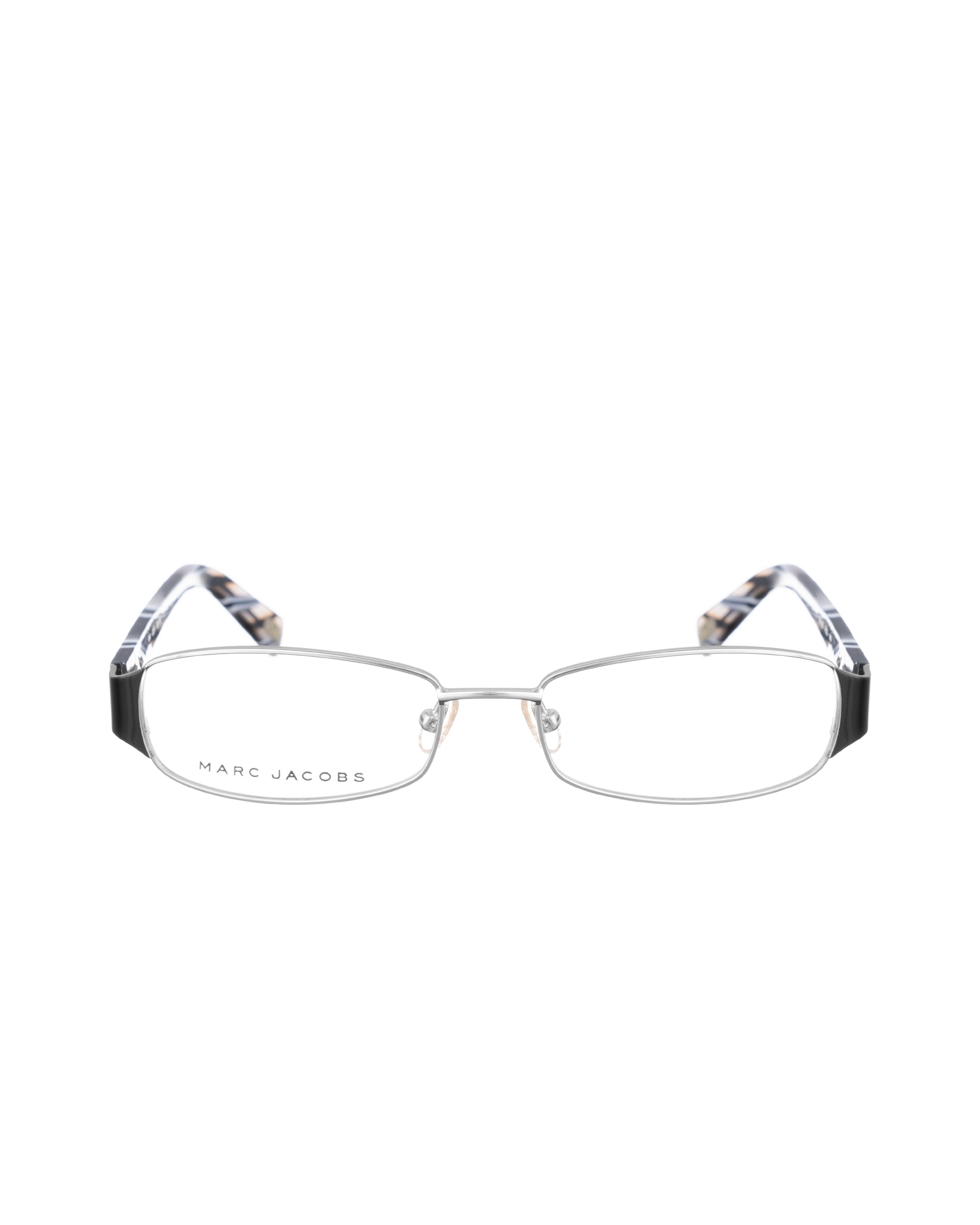 Marc Jacobs Marc Jacobs 90s Black & Grey Stripes Halfrim Glasses Size ONE SIZE - 1 Thumbnail