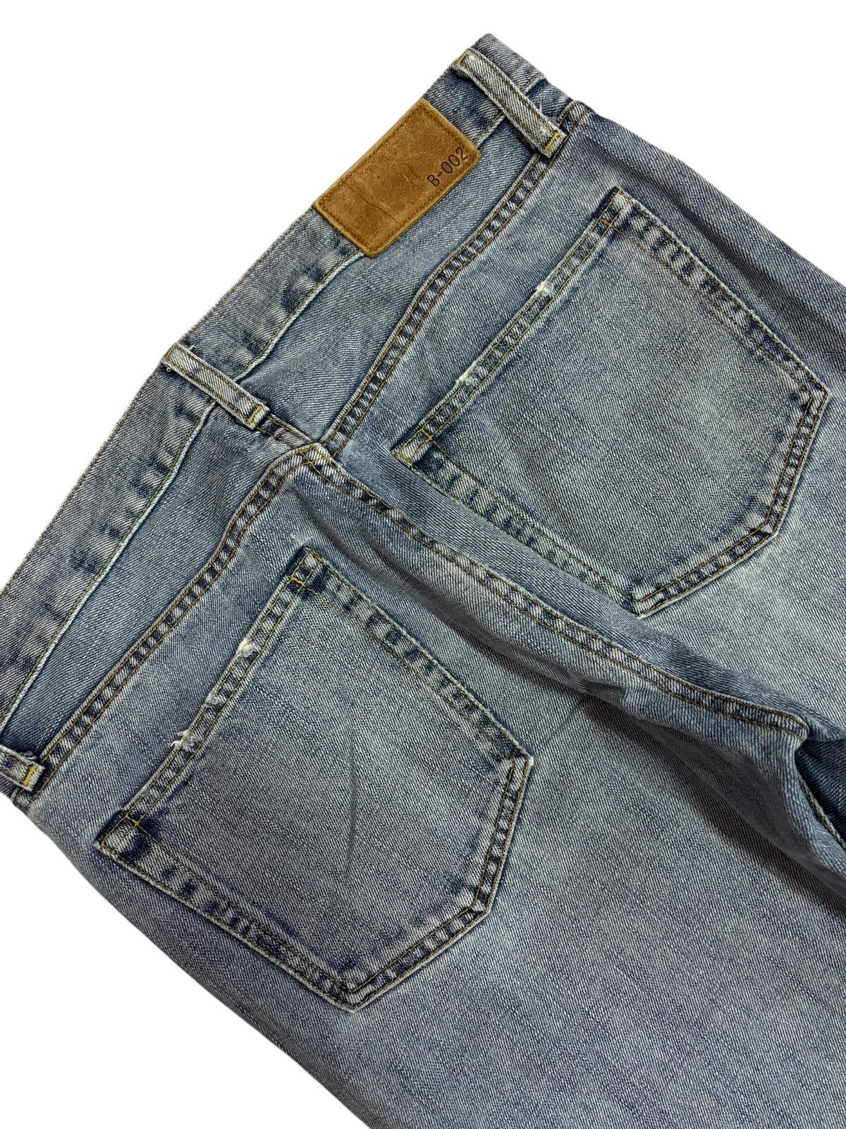 Japanese Brand × Kaihara Denim × Vintage Vintage Kaihara Uniqlo B-002 Blue Washed Jeans Size US 32 / EU 48 - 4 Thumbnail