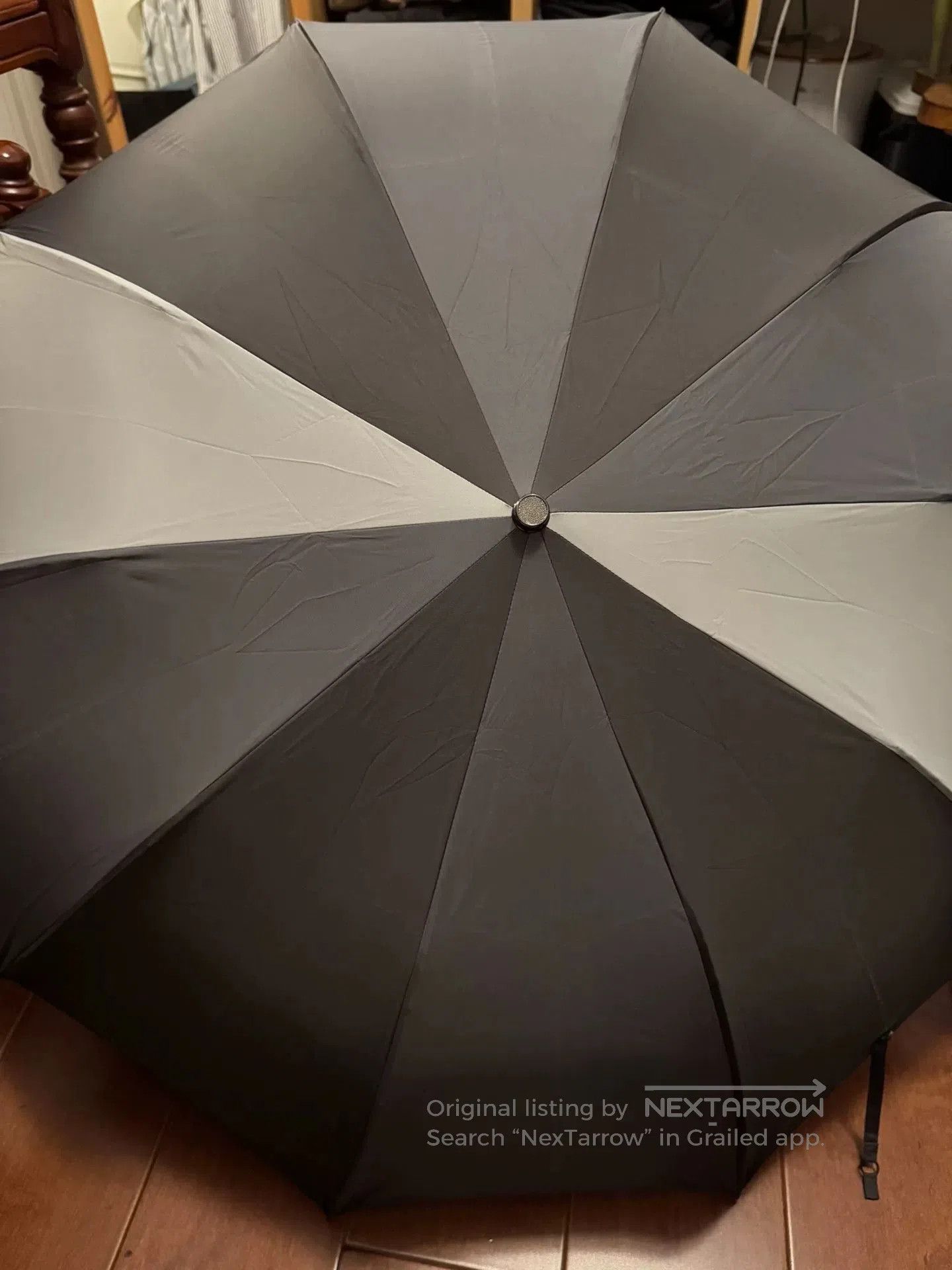 Fox Brothers Fox Umbrellas Folding Gray Gradient. Size ONE SIZE - 5 Thumbnail