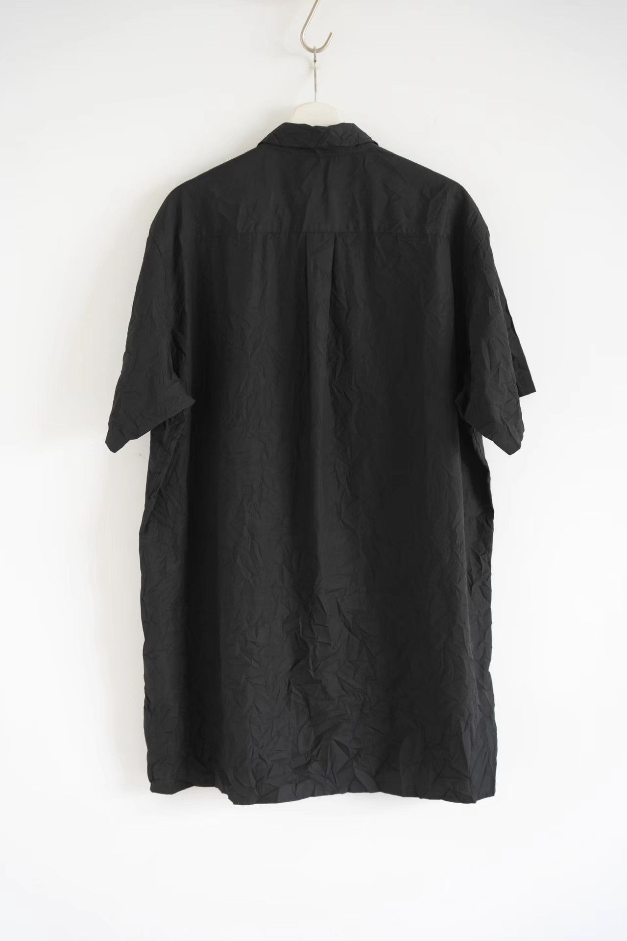 Yohji Yamamoto Yohji Yamamoto 22ss Pleated Oversized Short Sleeve Shirt K4 Size US XL / EU 56 / 4 - 2 Thumbnail