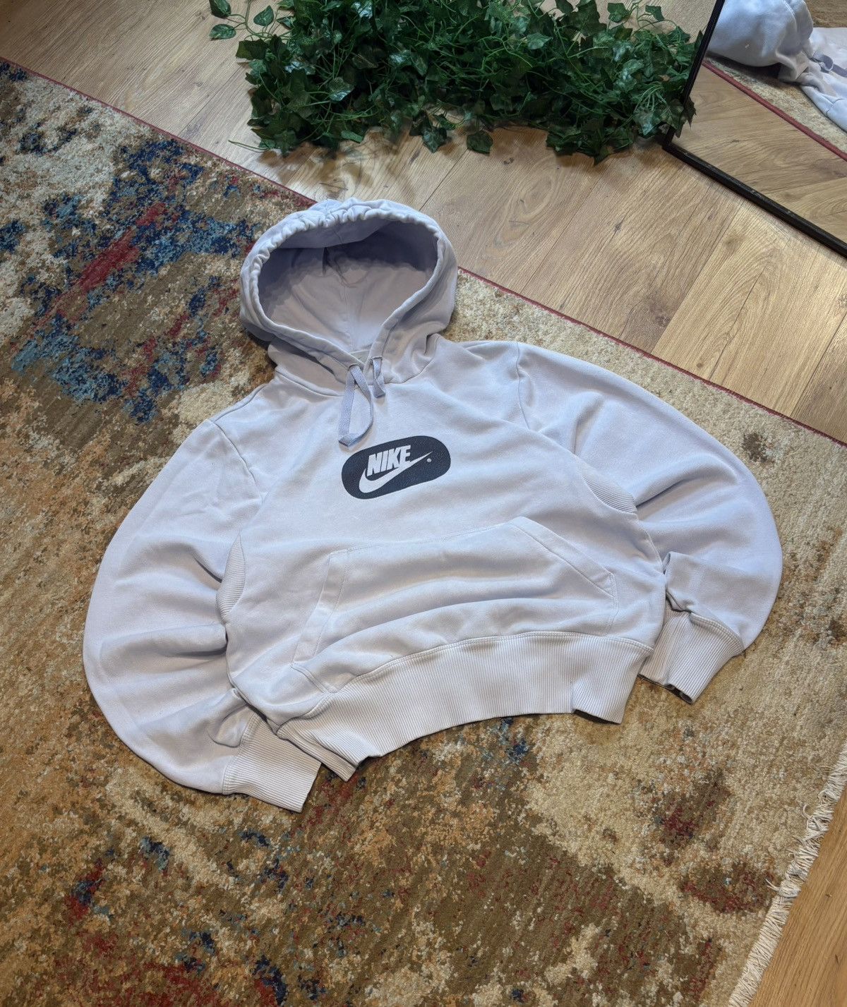 Nike 90s Nike Vintage Oversized Big Logo Retro Hoodie Y2K Rare Size US S / EU 44-46 / 1 - 1 Thumbnail