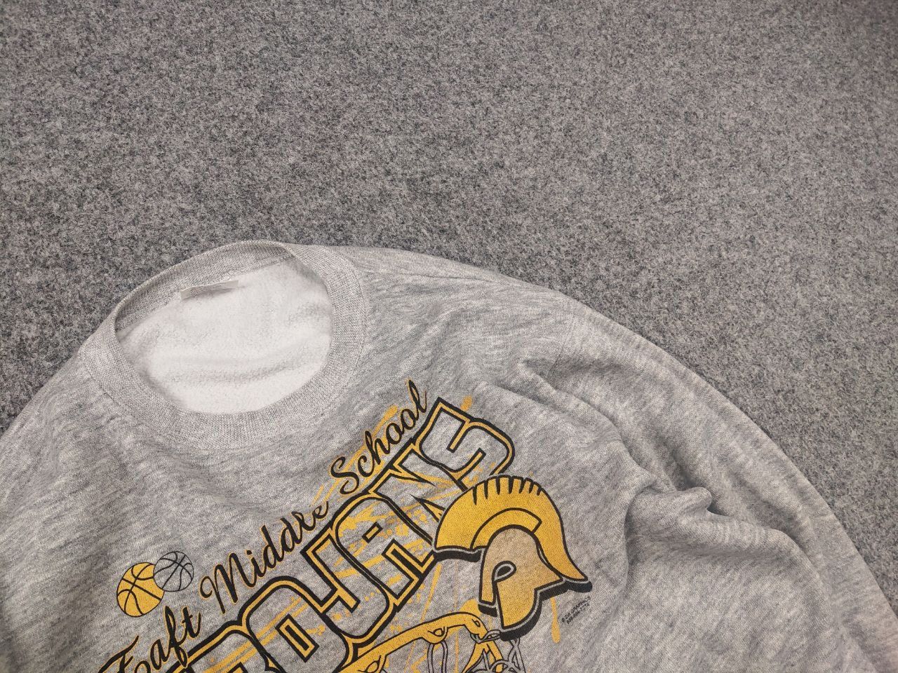 Vintage Vintage 90' Taft Middle School TROJANS basketball Sweatshirt Size US L / EU 52-54 / 3 - 4 Thumbnail