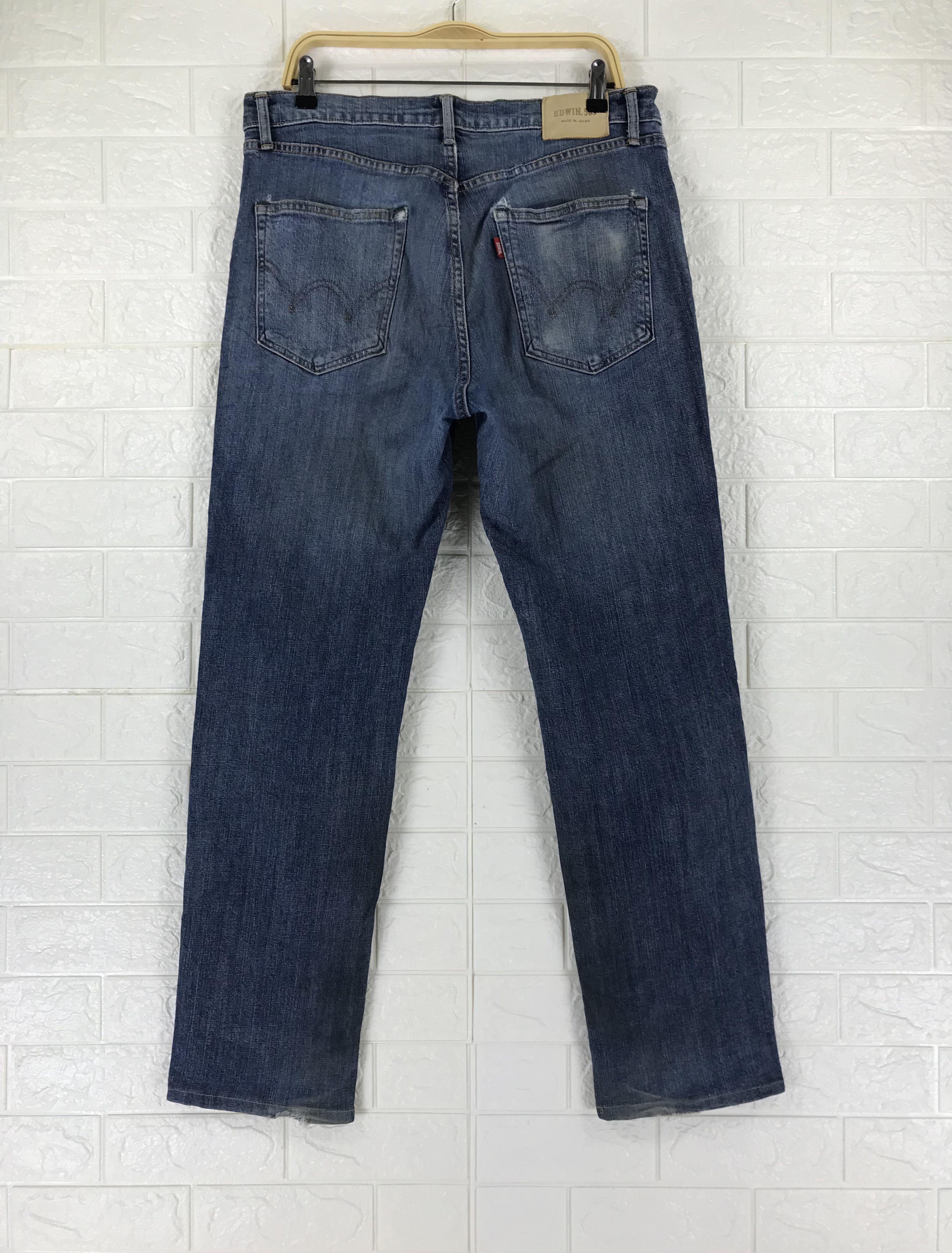 Edwin Vintage Edwin 503 Blue Wash Jeans Size US 34 / EU 50 - 5 Thumbnail