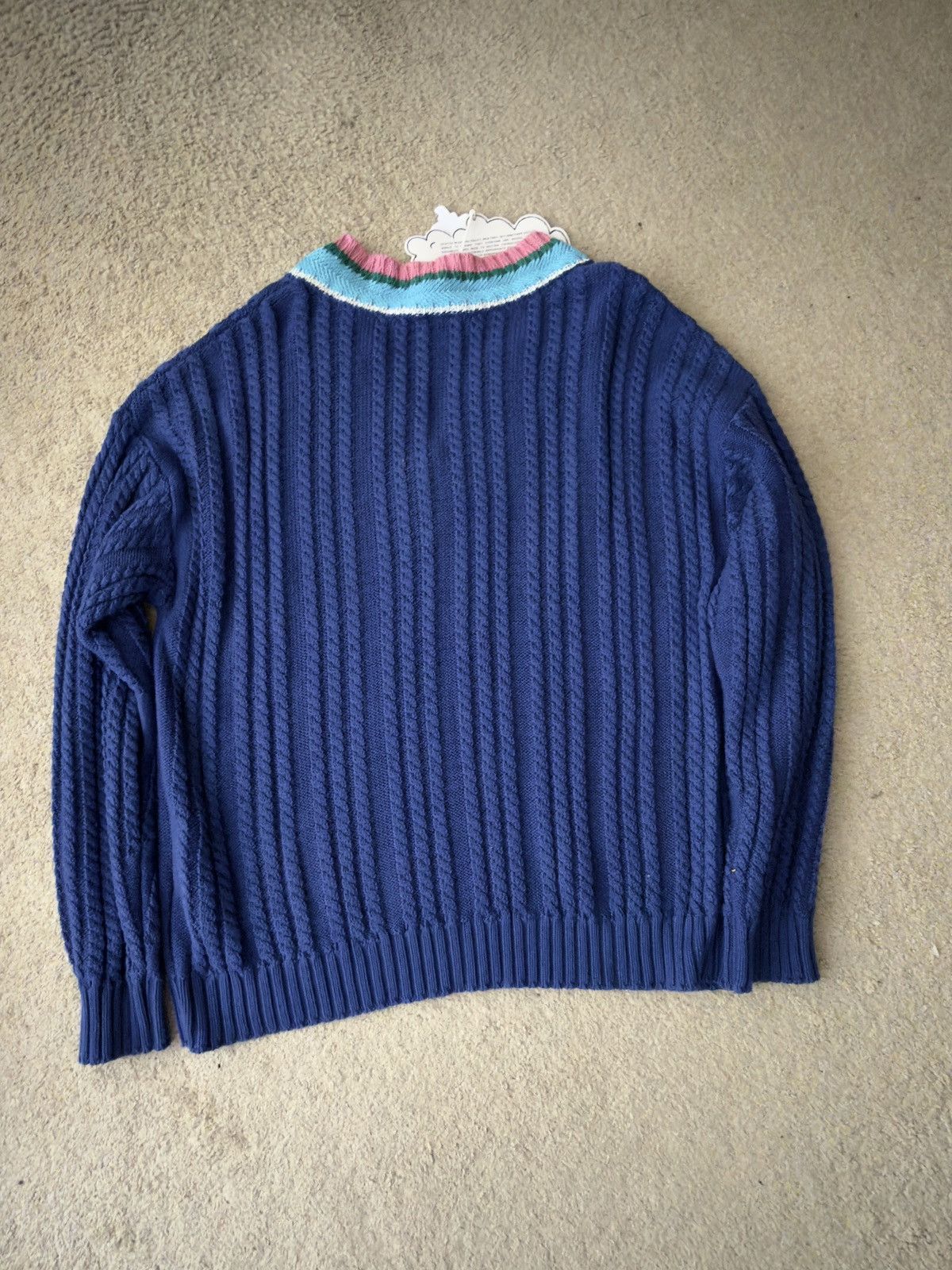 Sky High Farm Workwear Sky High Farm Cable knit V-Neck Sweater Large Size US L / EU 52-54 / 3 - 2 Thumbnail