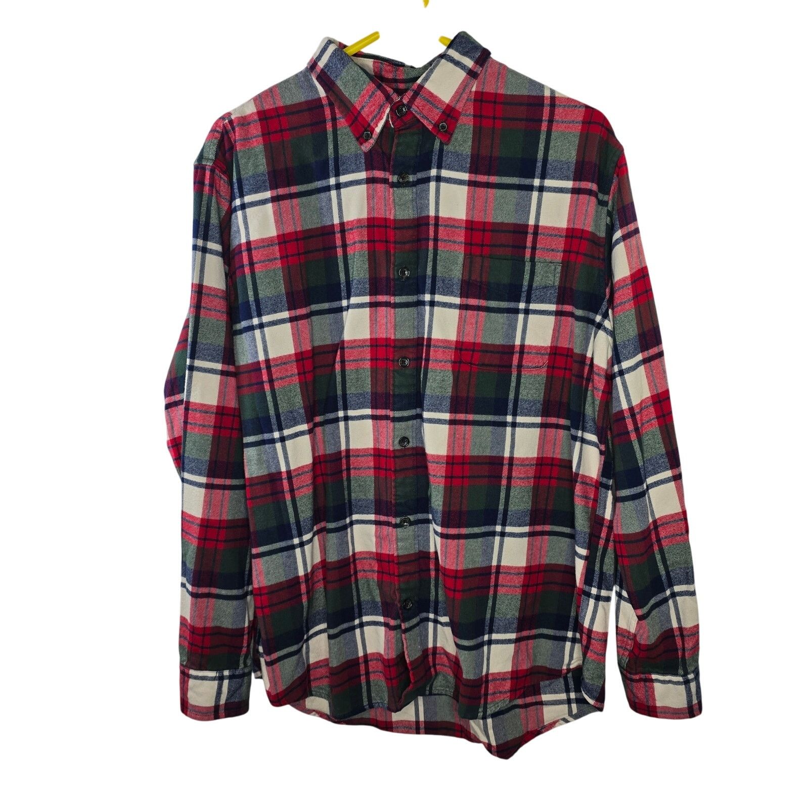 Lands' End Lands' End Plaid Flannel Button-down Shirt Large 16-16 1/2 Size US L / EU 52-54 / 3 - 1 Thumbnail