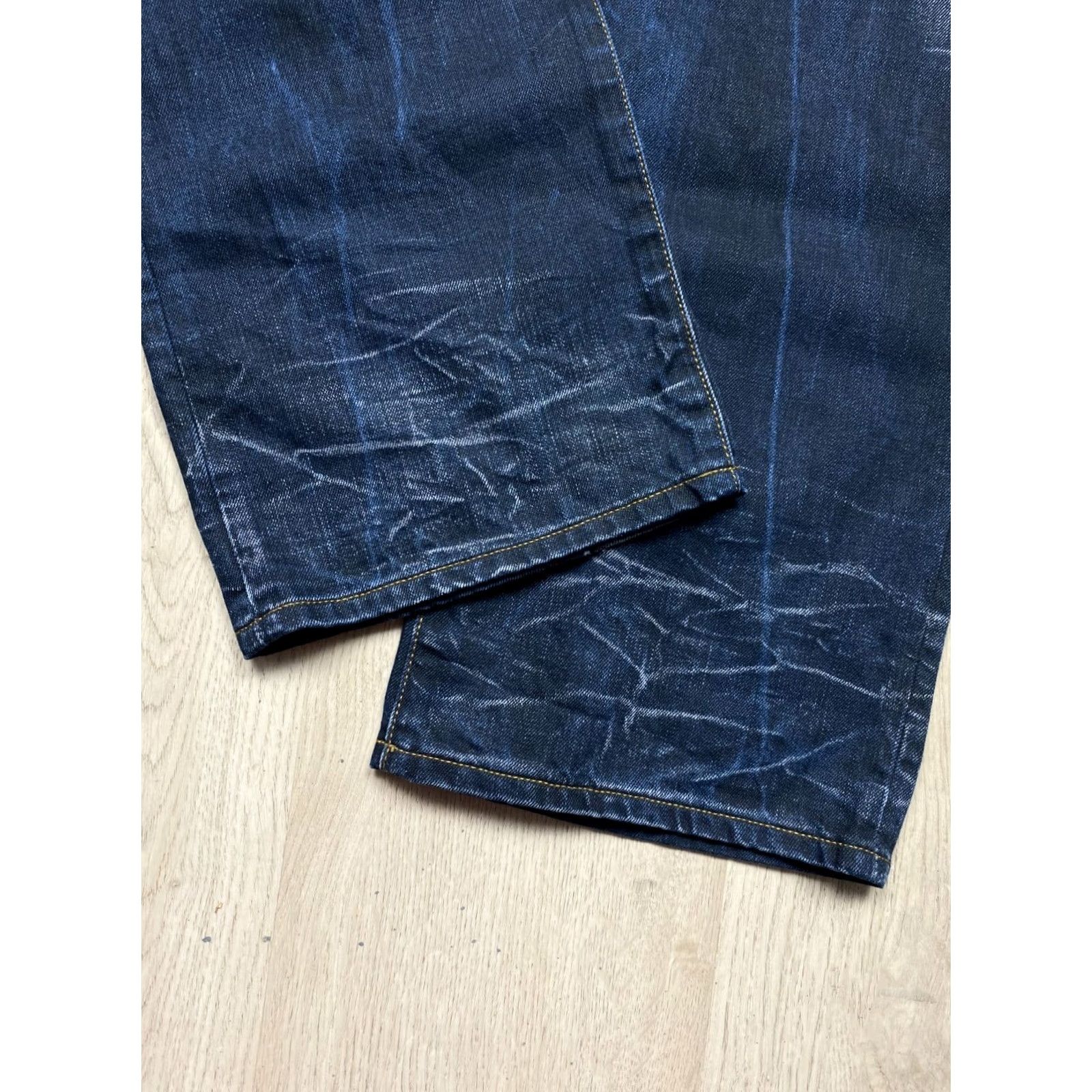 G-Star G-Star RAW 3301 Vintage Mens Jeans Denim Pants Size 30 Blue Cotton Regular Straight Pockets 34in Inseam Mens Size US 30 / EU 46 - 3 Thumbnail