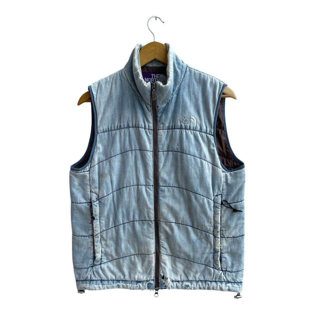 The North Face Purple Label Vintage The North Face Purple Label Denim Puffer Vest Size US M / EU 48-50 / 2 - 1 Thumbnail