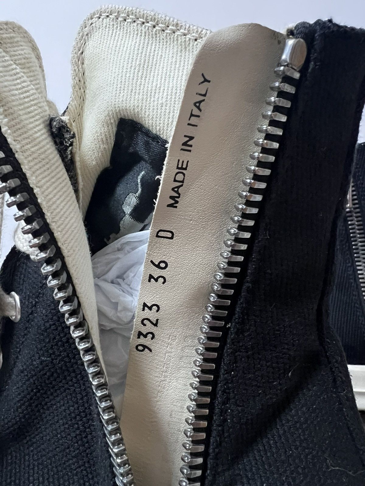 Rick Owens Drkshdw Rick owens drkshdw ramones high top sneakers Size US 6 / IT 36 - 8 Thumbnail