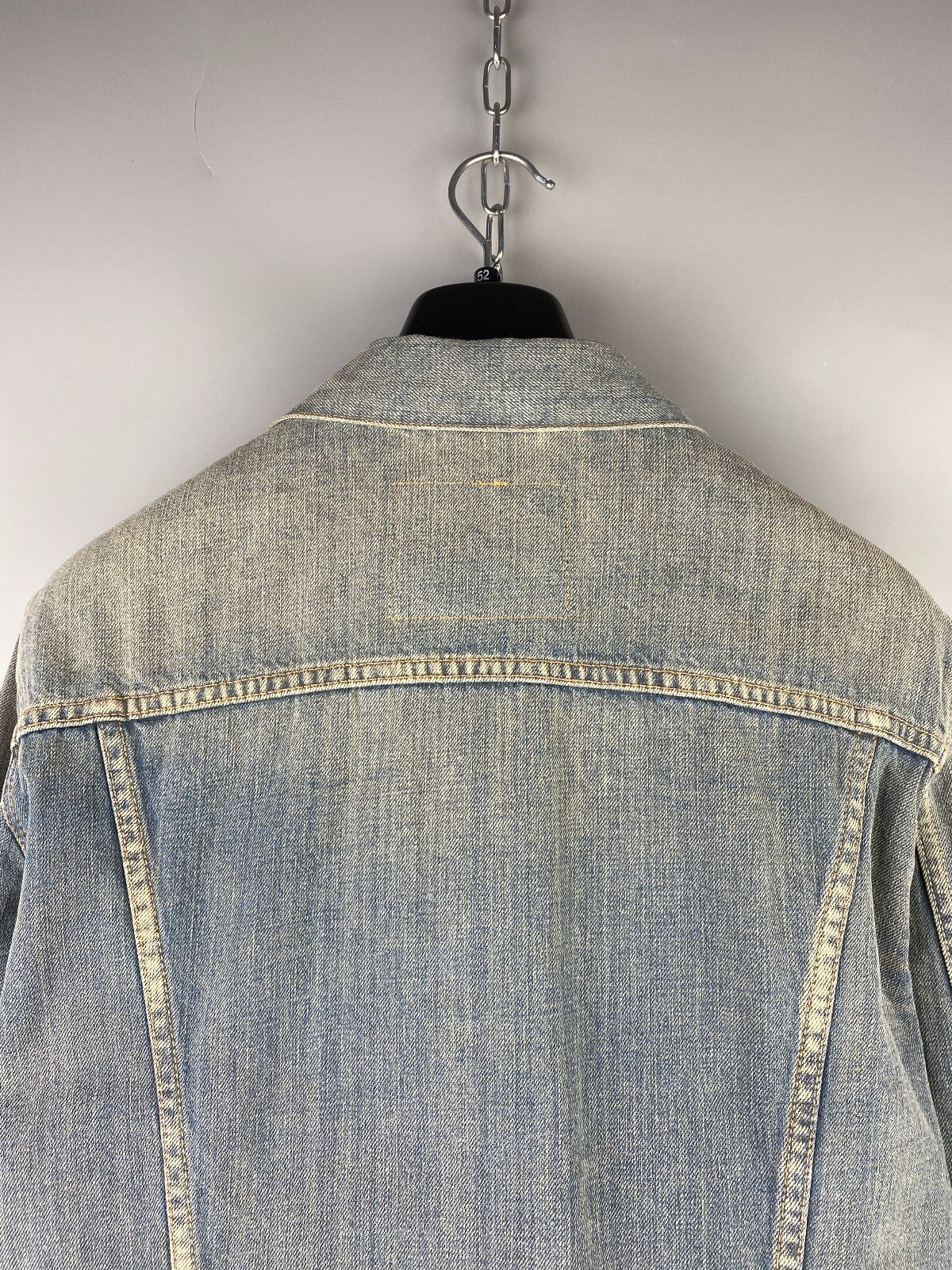 Levi's Levis Washed Denim Long Sleeve Trucker Jacket Size US M / EU 48-50 / 2 - 9 Thumbnail
