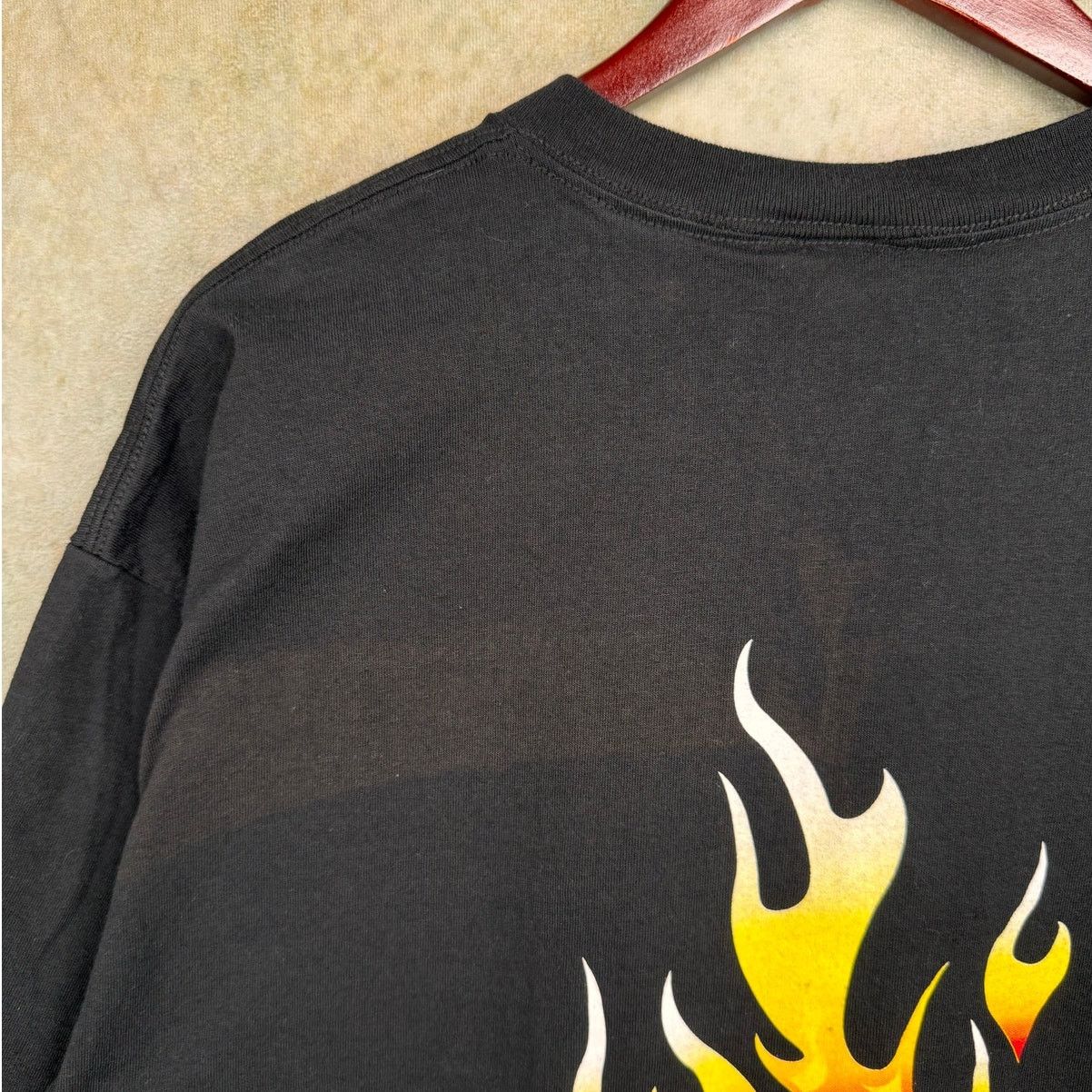 Vintage VTG 90s J&P Motorcycles Flame Biker T Shirt Sz XL Black Size US XL / EU 56 / 4 - 7 Thumbnail