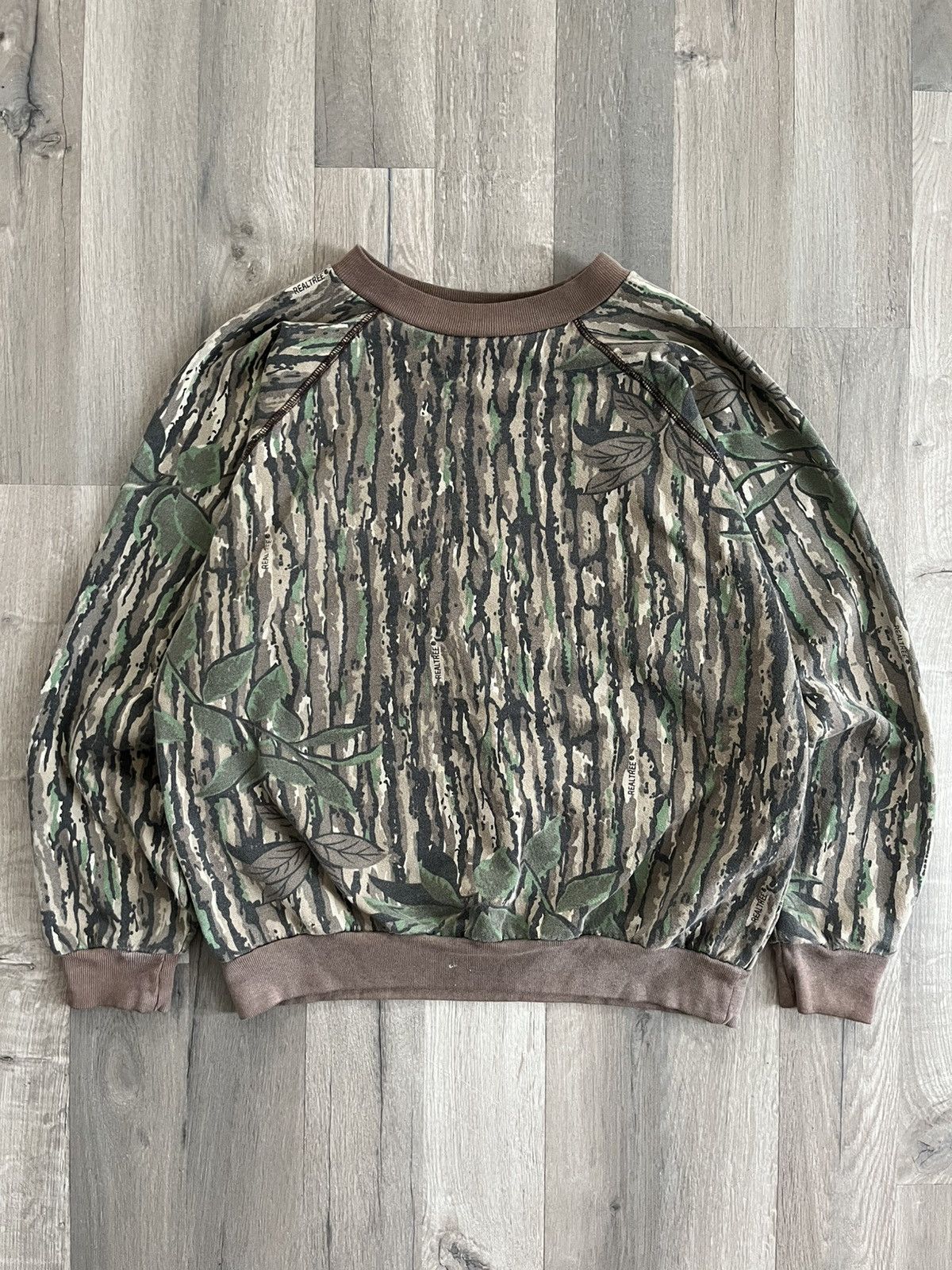 Liberty Vintage Liberty Real Tree Bark Camo Crewneck Size US M / EU 48-50 / 2 - 1 Thumbnail